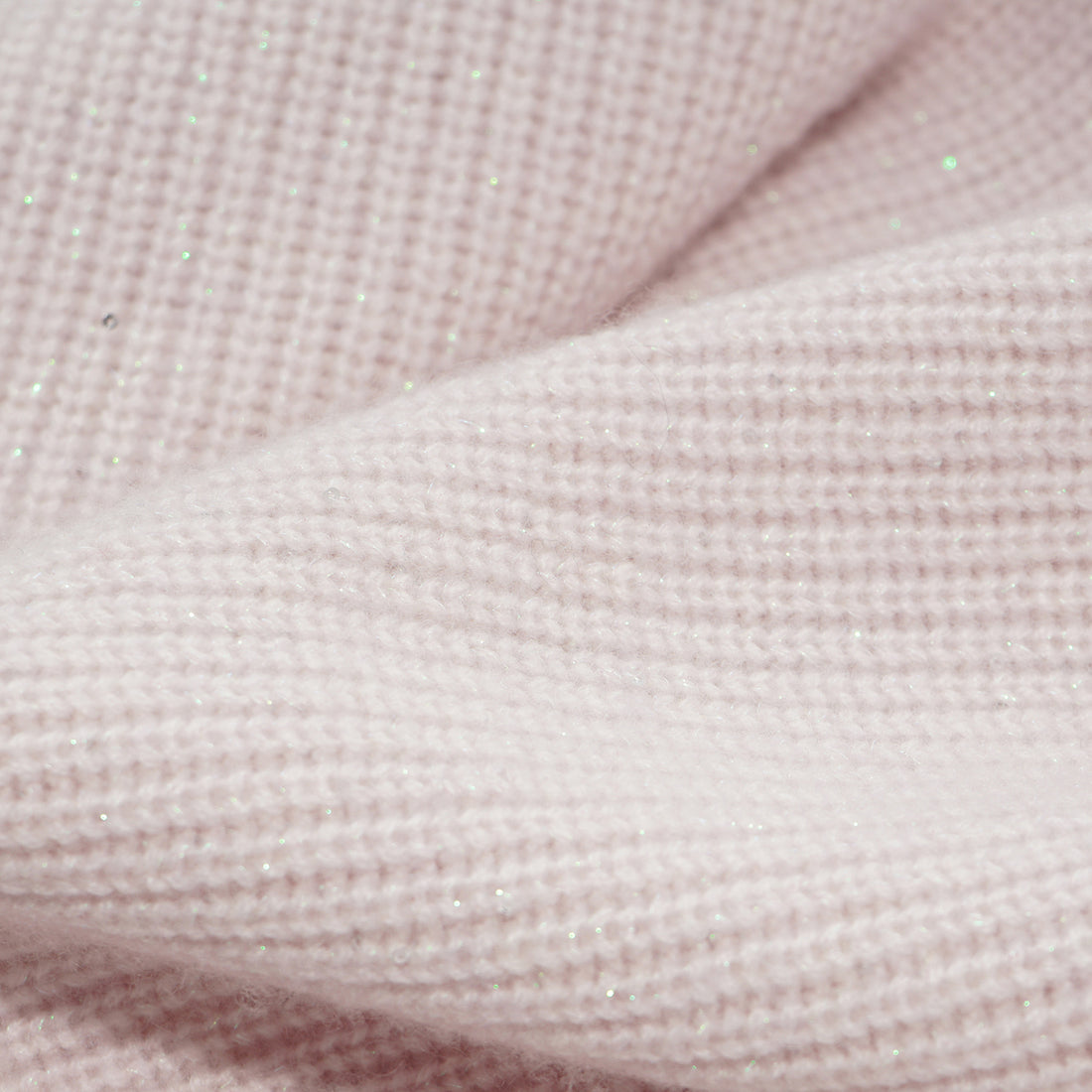 “Winter Diary” 100%Cashmere浮雕緞繡星點針織外套—Blush Peony玫瑰晨露