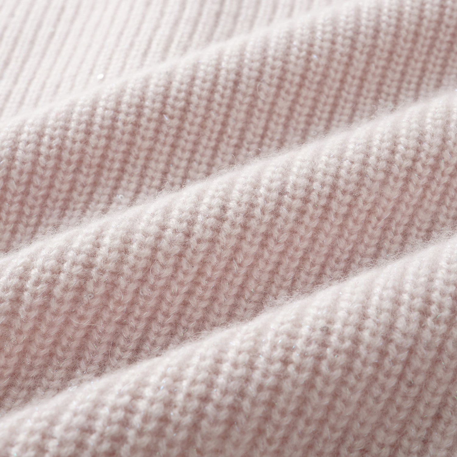 “Winter Diary” 100%Cashmere浮雕緞繡星點針織外套—Blush Peony玫瑰晨露