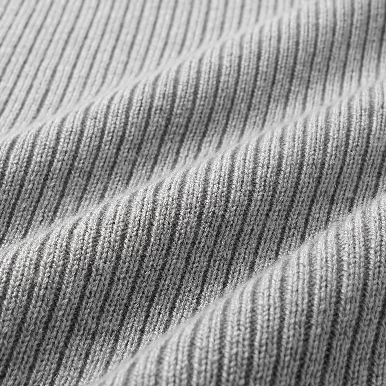 “Spring diary.” Silk Cashmere真絲喀什米爾針織立體打褶闊腿褲—Ash