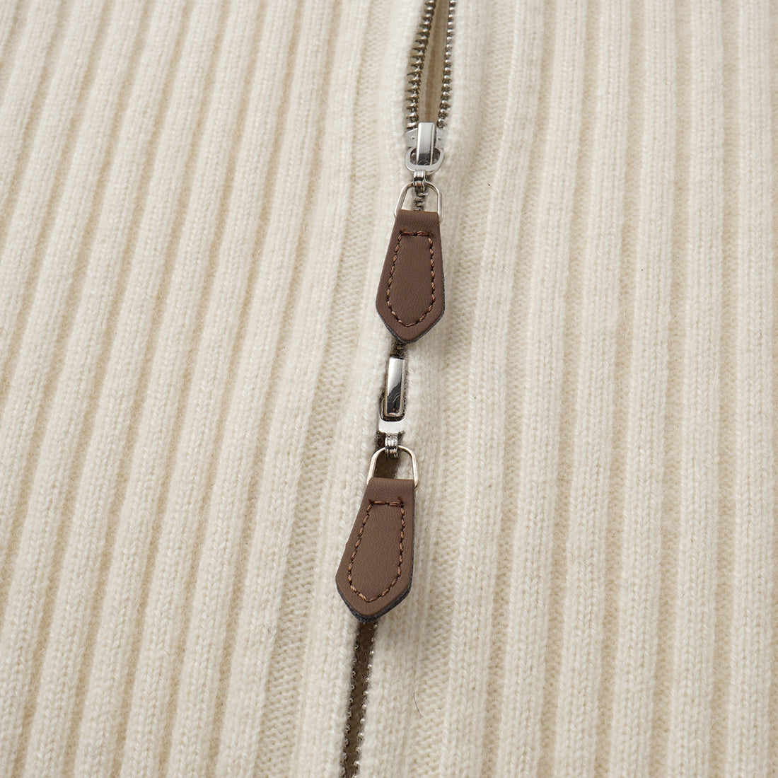 “Winter Diary” 100% Cashmere柔韌羅紋合身立領針織外套—Softcloud Kiss棉雲之吻