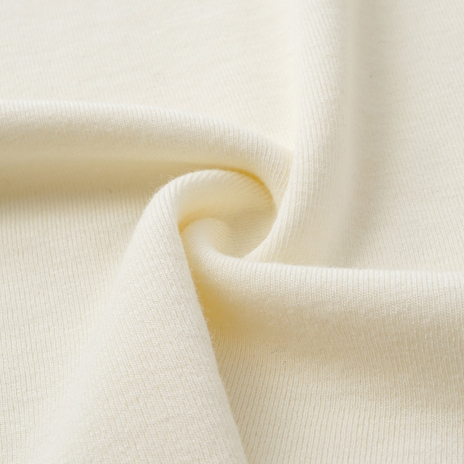 "Heart Warmth"極柔羊毛緞邊BraTop—柔煦白