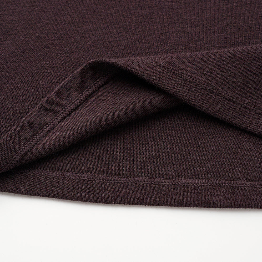 "Heart Warmth"極柔羊毛緞邊BraTop—暮紫棕