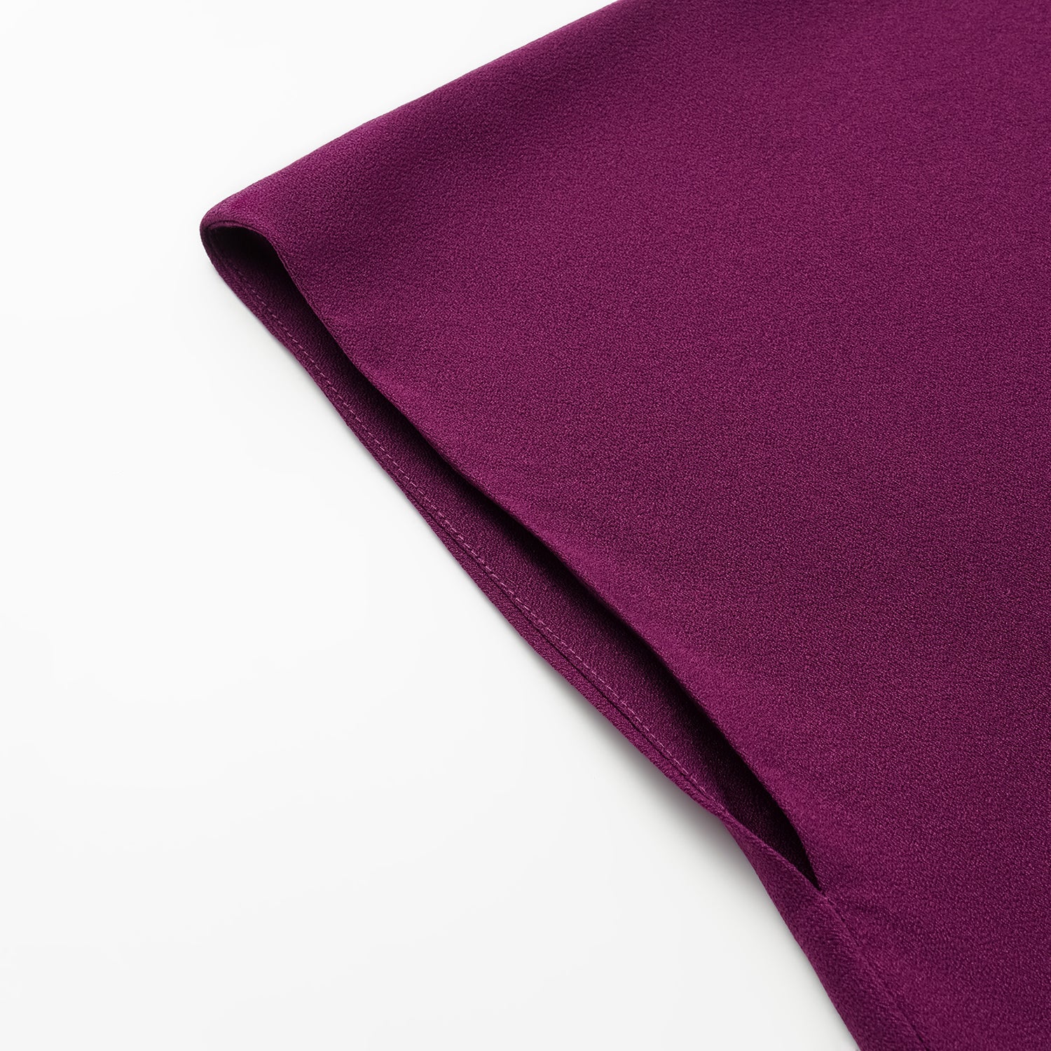 “秋意” 輕國風短袖罩衫 — 紫