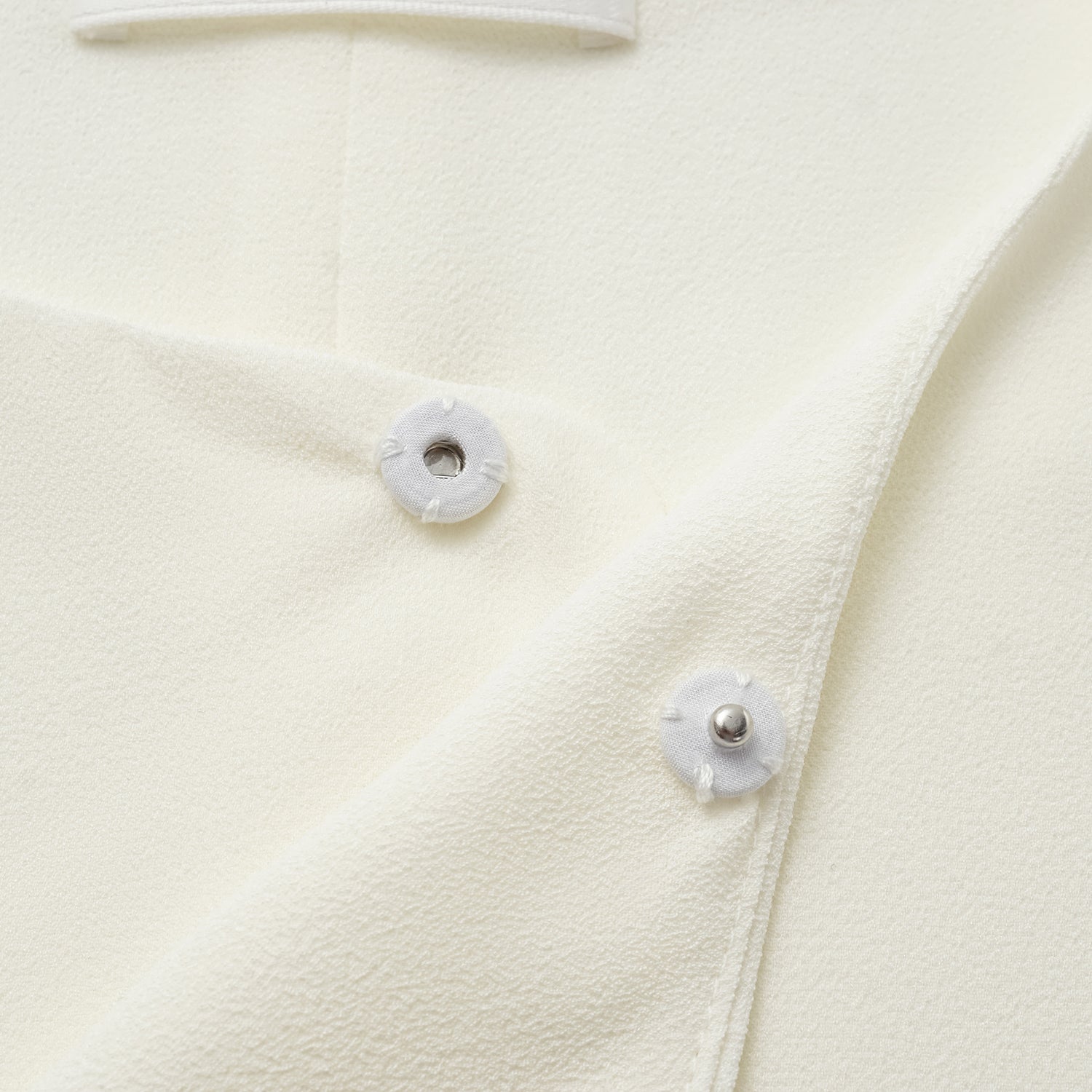 “秋意” 輕國風短袖罩衫 — 白