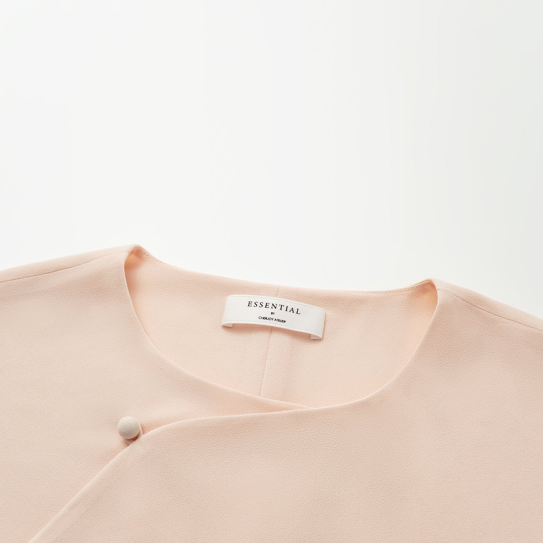 “秋意” 輕國風短袖罩衫 — 裸