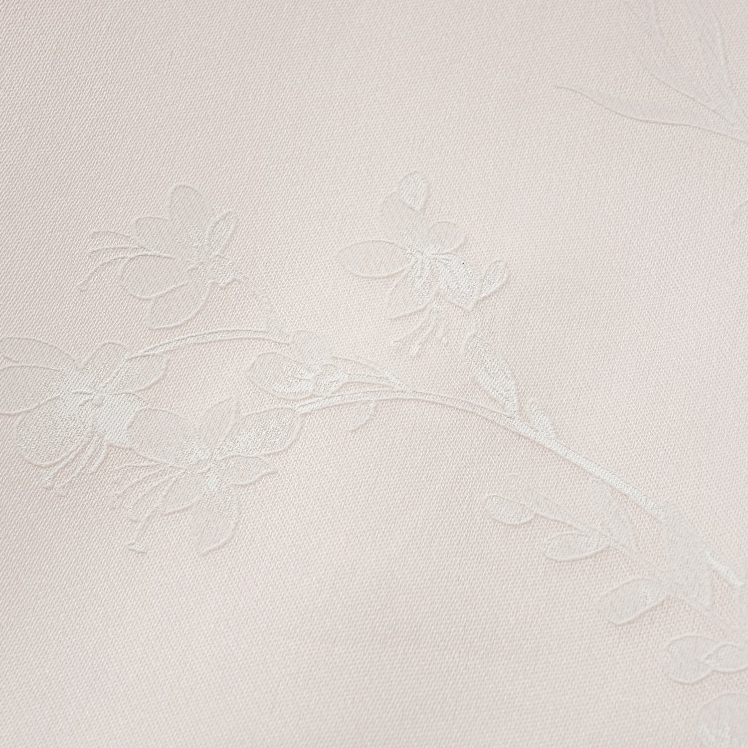 春意” 義大利高級訂製繪印工藝真絲歐根紗輕國風上衣— 霜曦花影