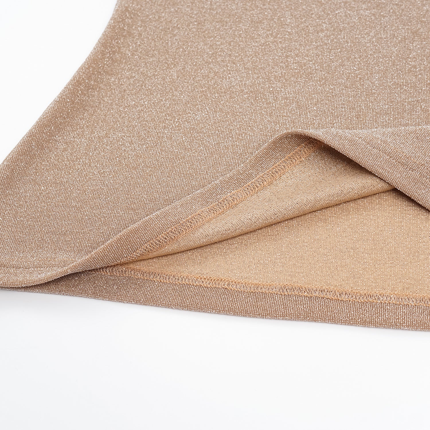 “Easy-go Chic” 銀織工藝彈性合身上衣—Tan