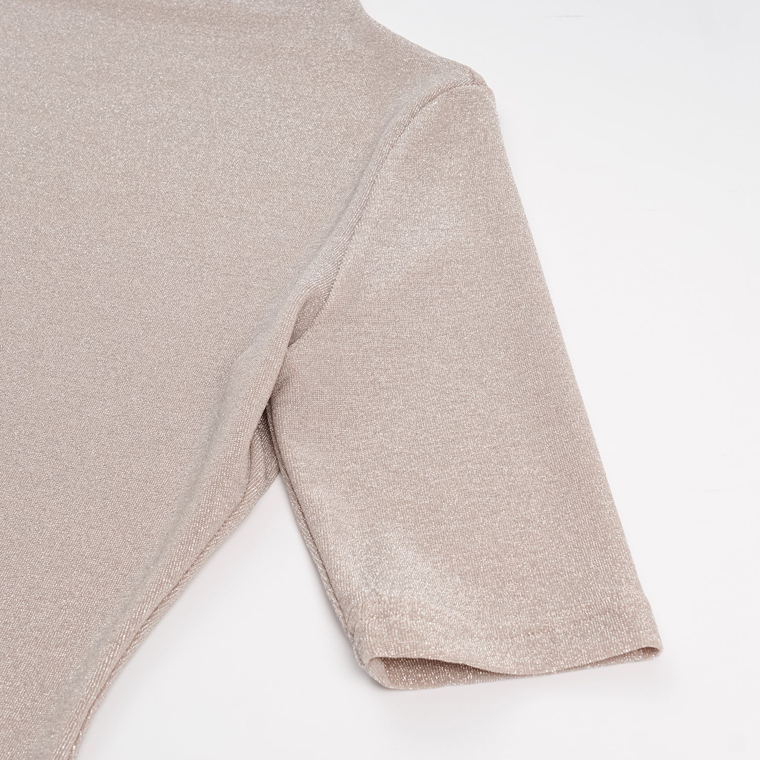 “Easy-go Chic” 銀織工藝彈性合身上衣—Pink