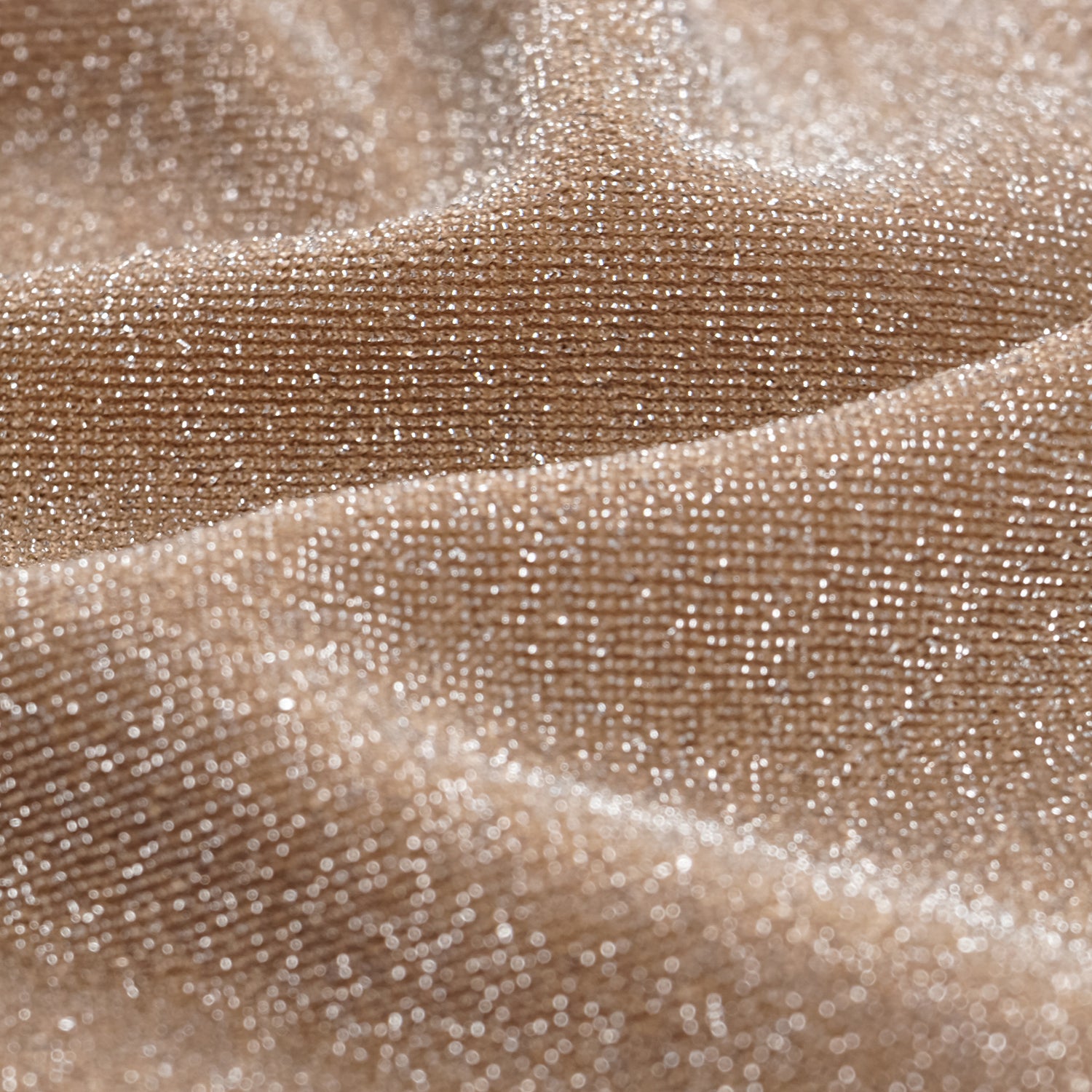 “Easy-go Chic” 銀織工藝彈性合身喇叭褲—Tan