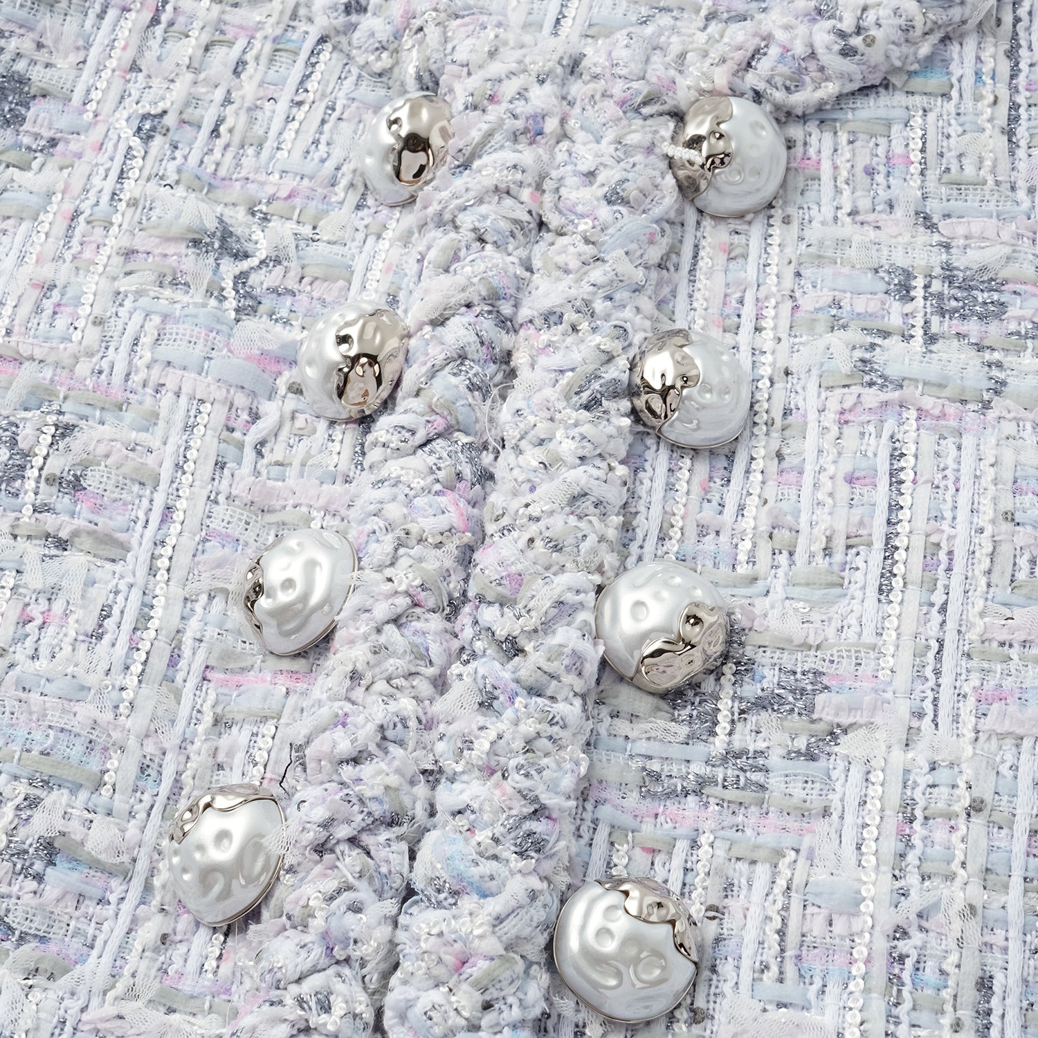 "Arcade of CherJoy Atelier." 法國夏日輕薄花呢高級訂製立體剪裁外套