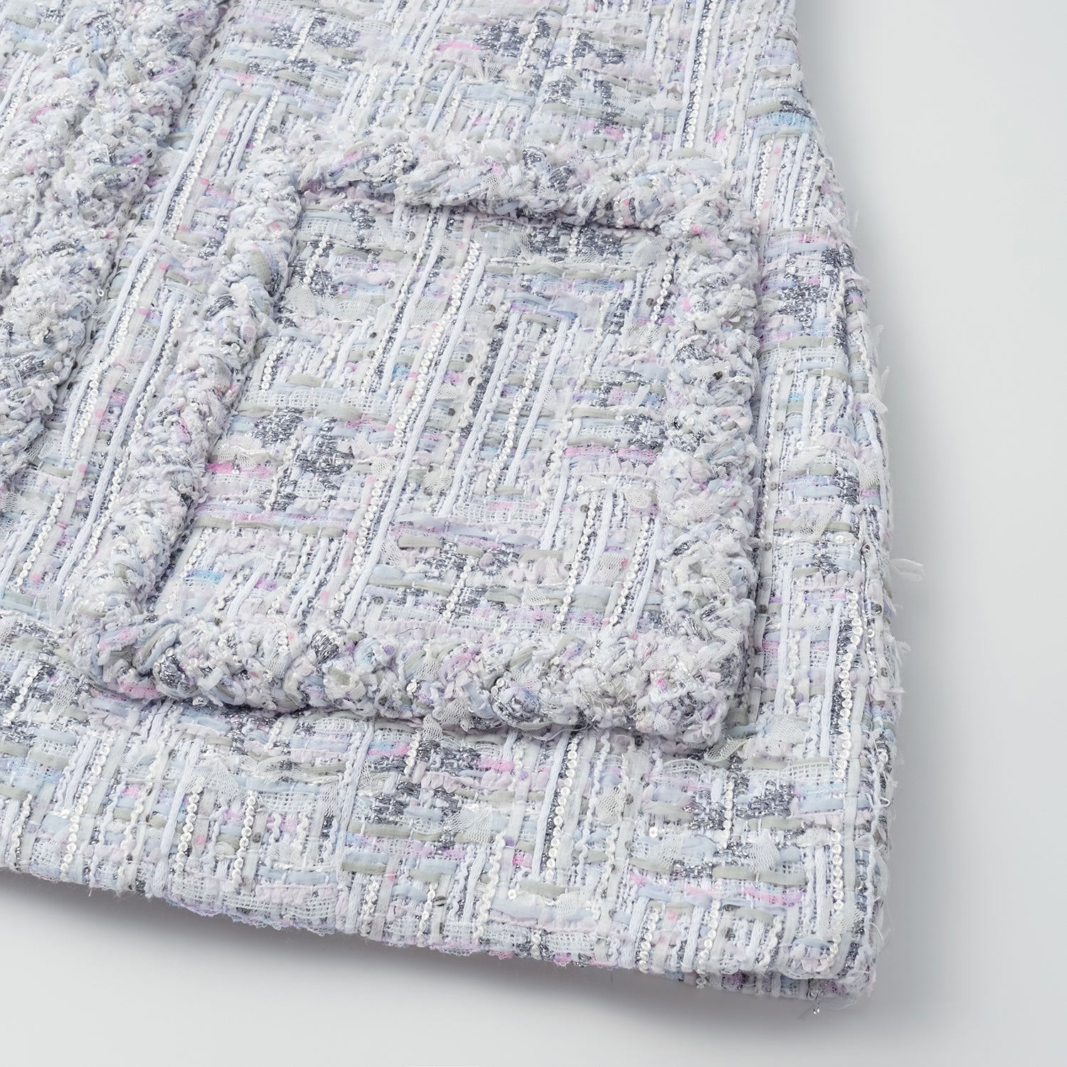 "Arcade of CherJoy Atelier." 法國夏日輕薄花呢高級訂製立體剪裁外套