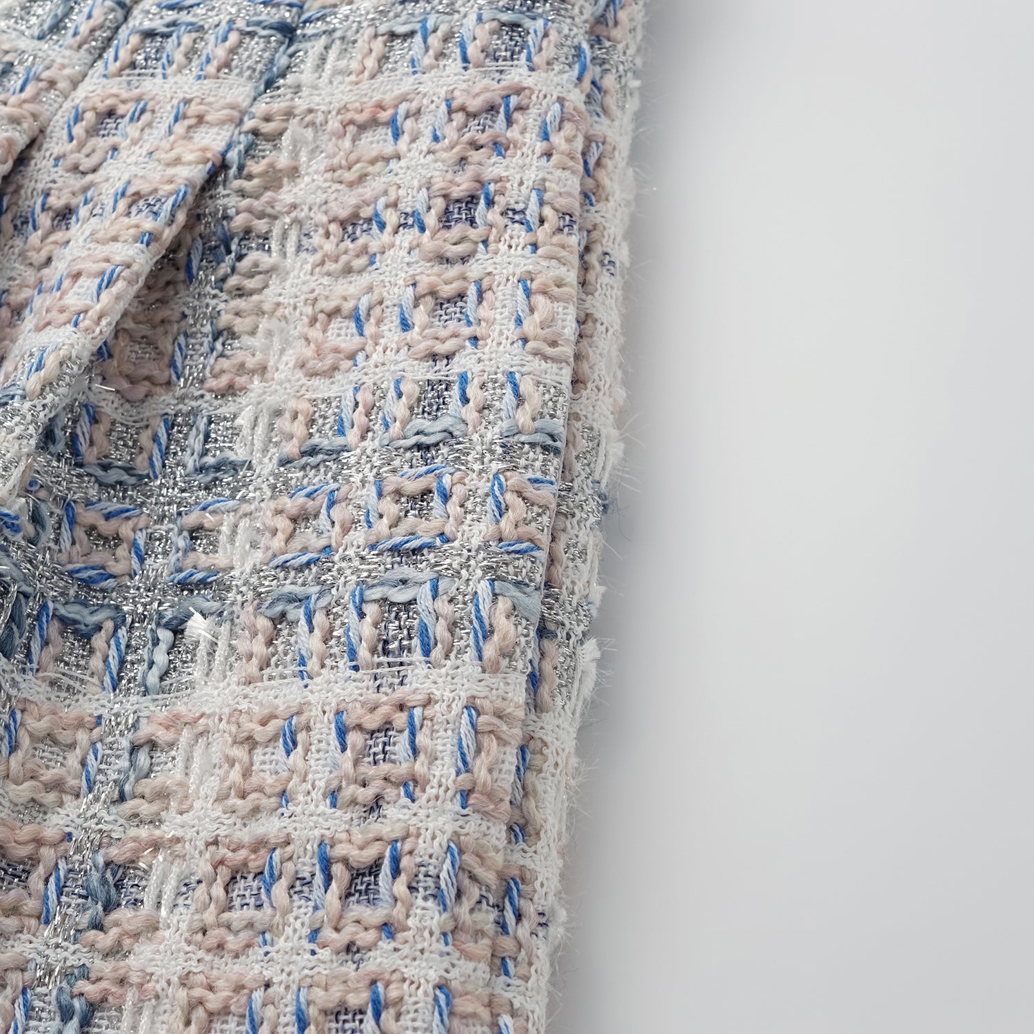 "Westminster Weekdays" 輕薄花呢八分寬褲—Blueberry Biscuit