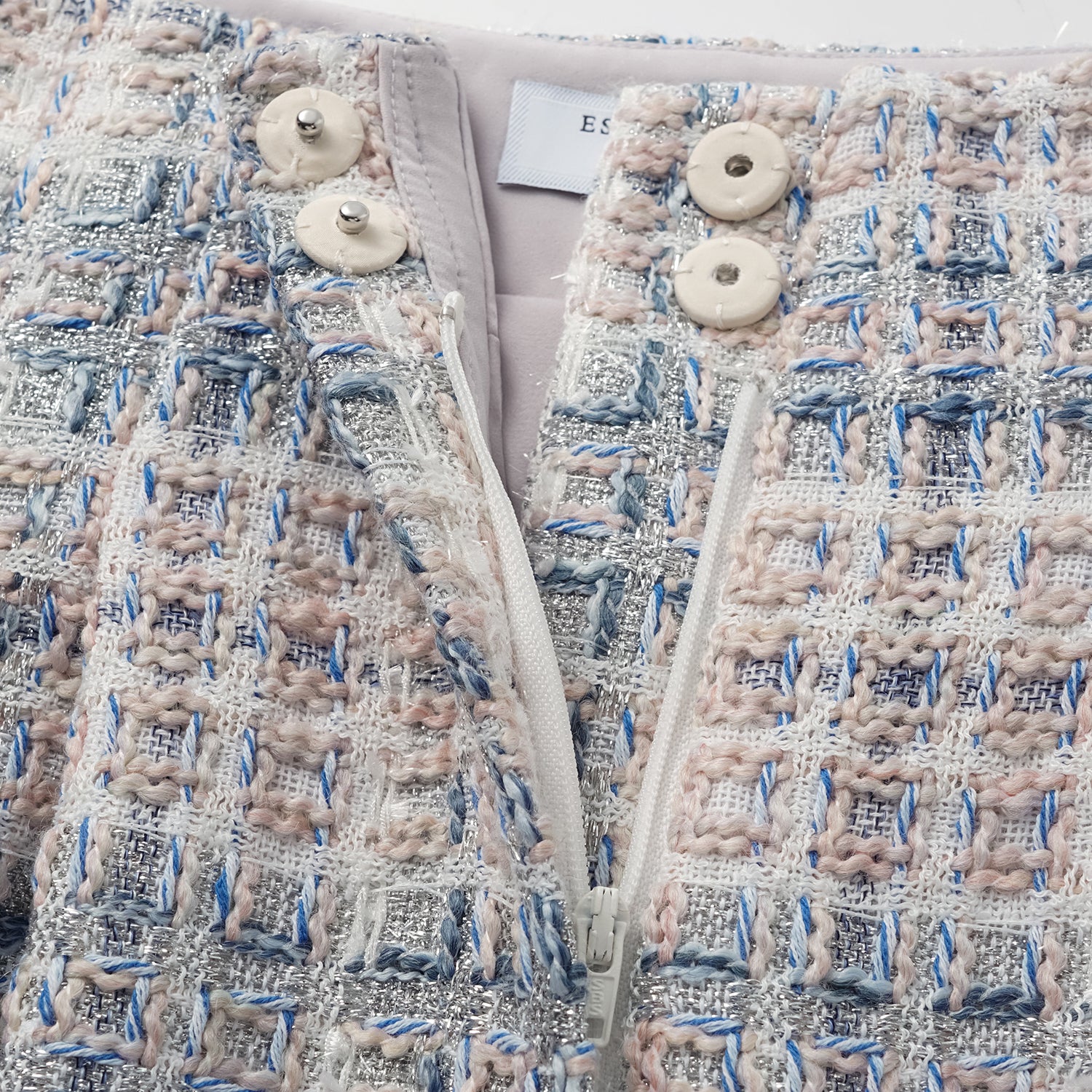 "Westminster Weekdays" 輕薄花呢八分寬褲—Blueberry Biscuit