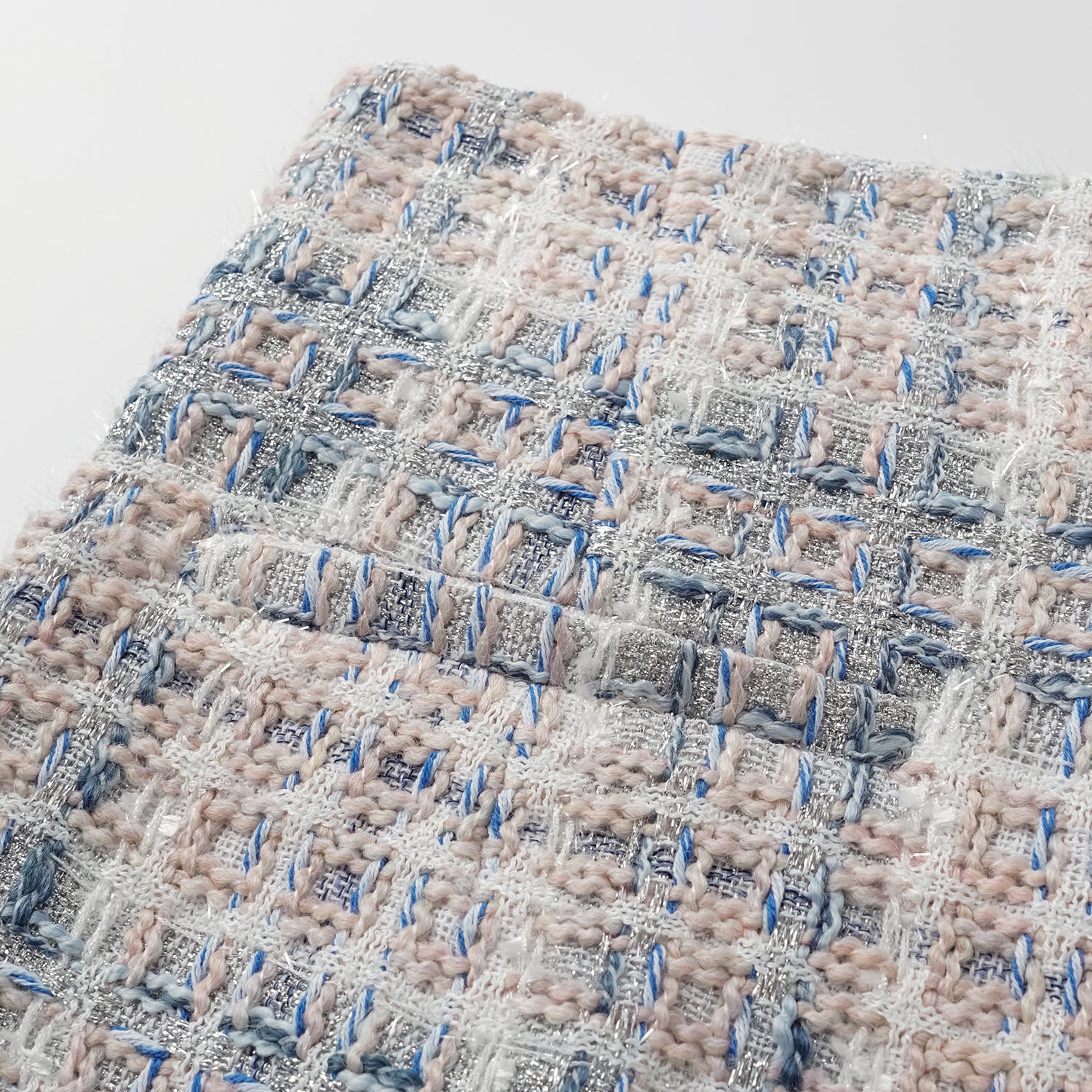 "Westminster Weekdays" 輕薄花呢八分寬褲—Blueberry Biscuit