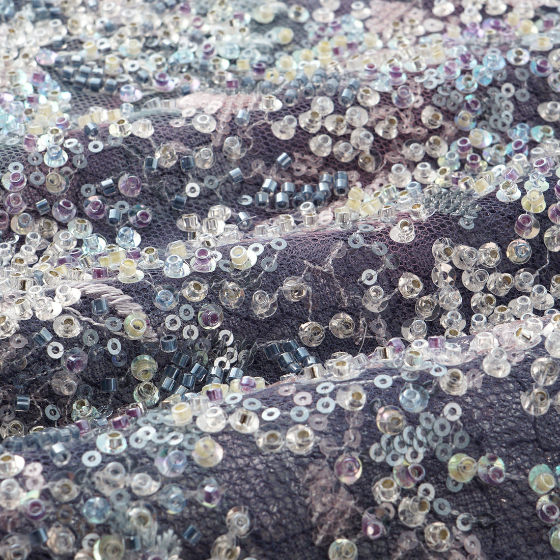 "Imperial Garden Teatime"緞染繡霞奢華珠繡蕾絲輕國風Oversized罩衫—Nocturne Bloom凝夜浮香