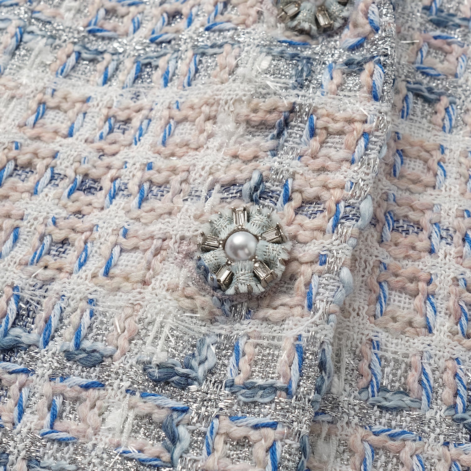 "Westminster Weekdays" 輕薄花呢馬甲背心—Blueberry Biscuit