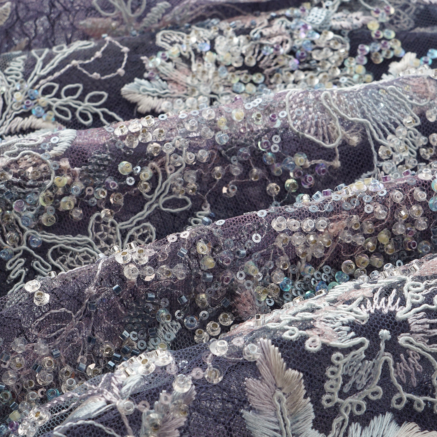 "Imperial Garden Teatime"緞染繡霞奢華珠繡蕾絲修身馬甲輕國風上衣—Nocturne Bloom凝夜浮香