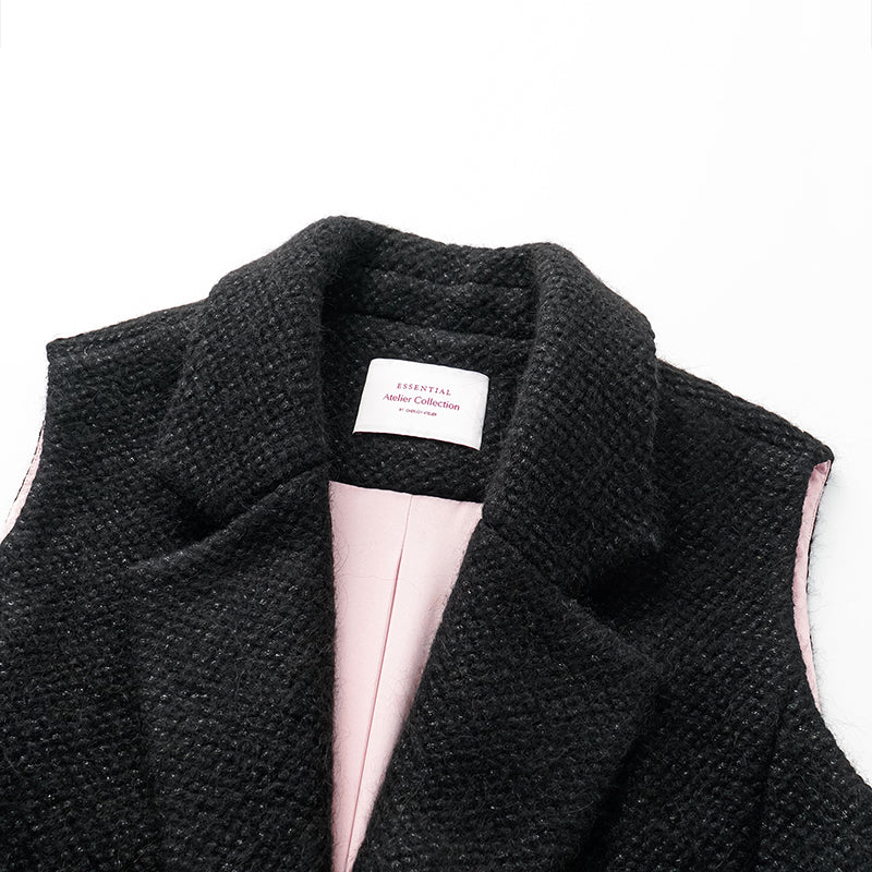 [Atelier Collection Light Customization Series] "Tops" Italian top quality virgin wool suit vest 