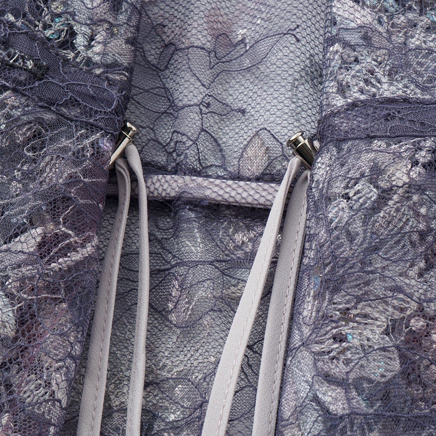 "Imperial Garden Teatime"緞染繡霞奢華珠繡蕾絲狩獵收腰輕國風馬甲背心—Nocturne Bloom凝夜浮香