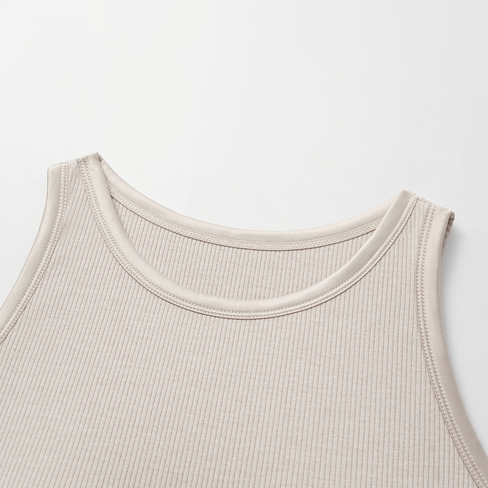 “By Inch." 極緻絲柔裸感緞邊修身Bra Top—柔粉裸