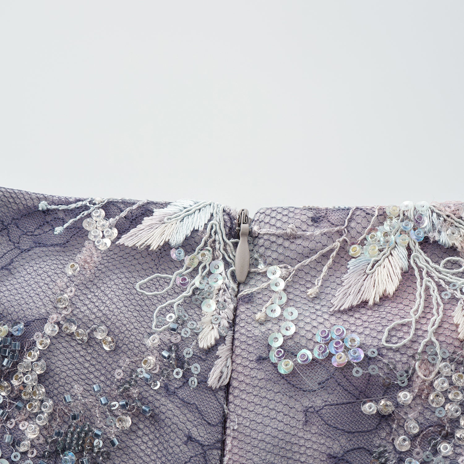 "Imperial Garden Teatime"緞染繡霞奢華珠繡輕國風蕾絲短褲—Nocturne Bloom凝夜浮香