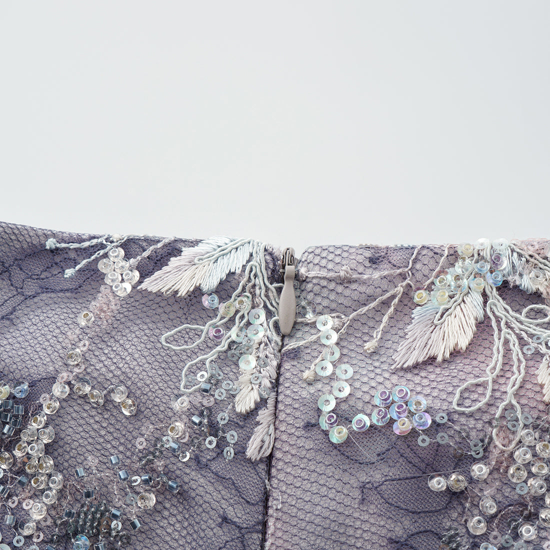 "Imperial Garden Teatime"緞染繡霞奢華珠繡輕國風蕾絲短褲—Nocturne Bloom凝夜浮香