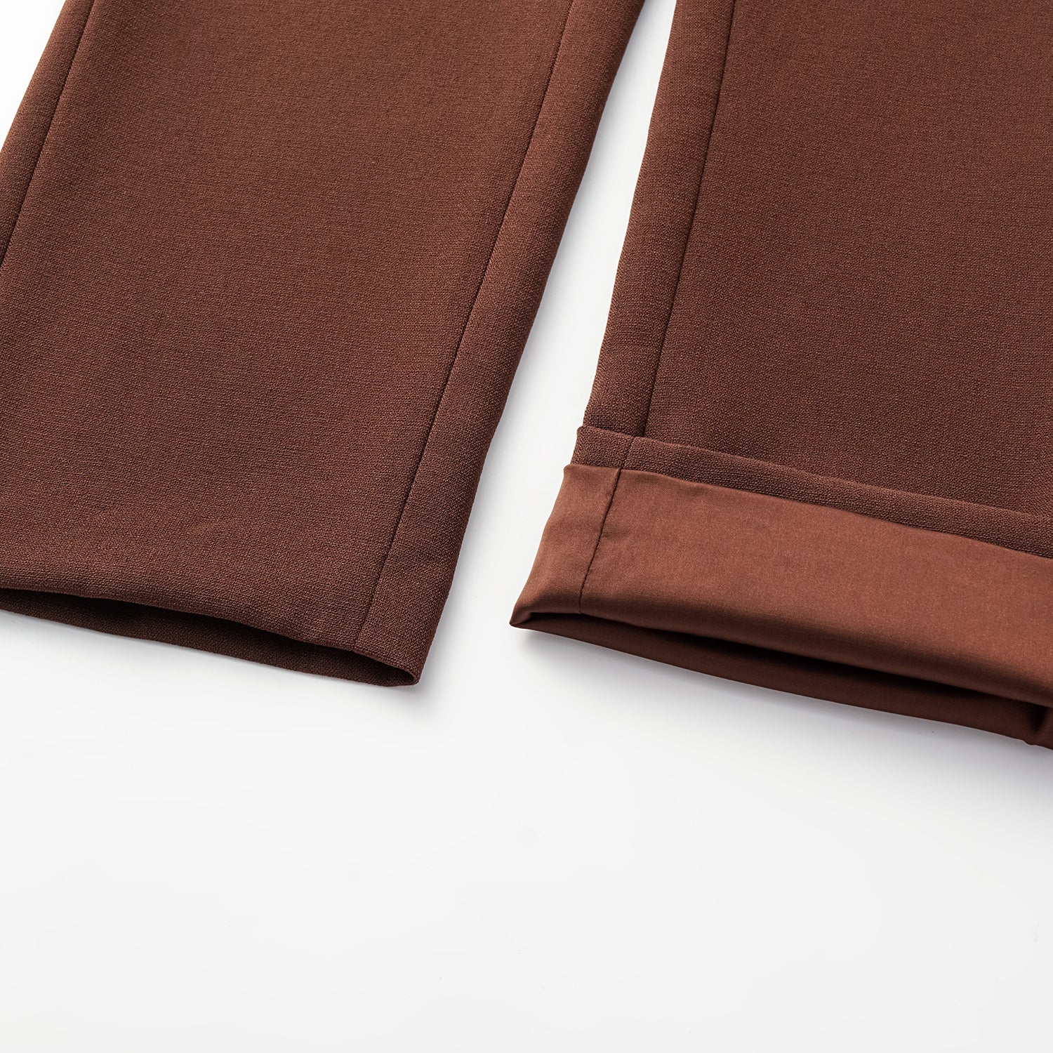 "Westminster Weekdays" 奢華麻理醋酸九分褲—Cognac