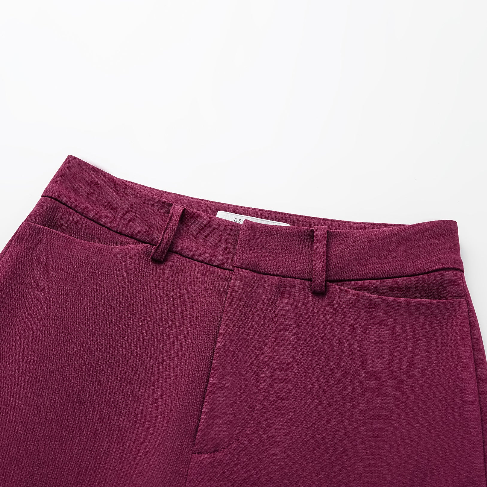 "Westminster Weekdays" Luxe Hemp Acetate Cropped Pants - Saignée 
