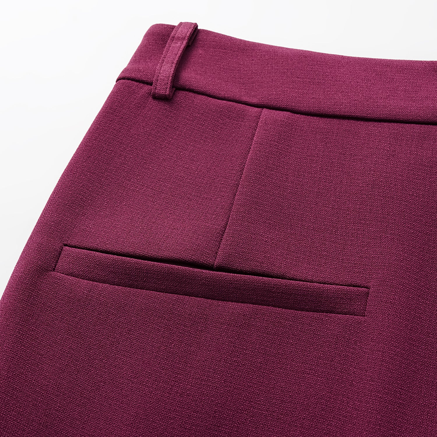 "Westminster Weekdays" Luxe Hemp Acetate Cropped Pants - Saignée 