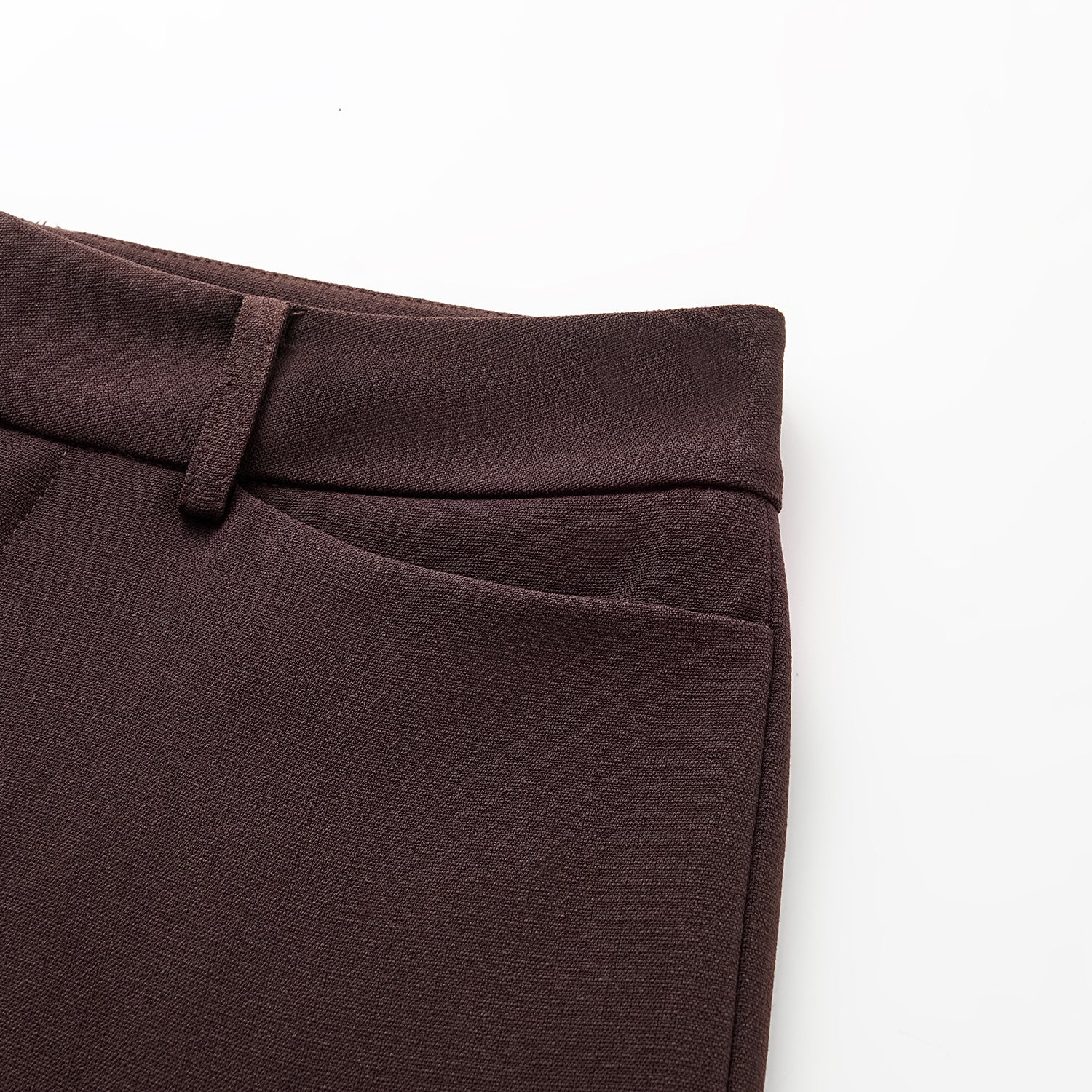 "Westminster Weekdays" Luxe Hemp Acetate Cropped Pants - Margaux 