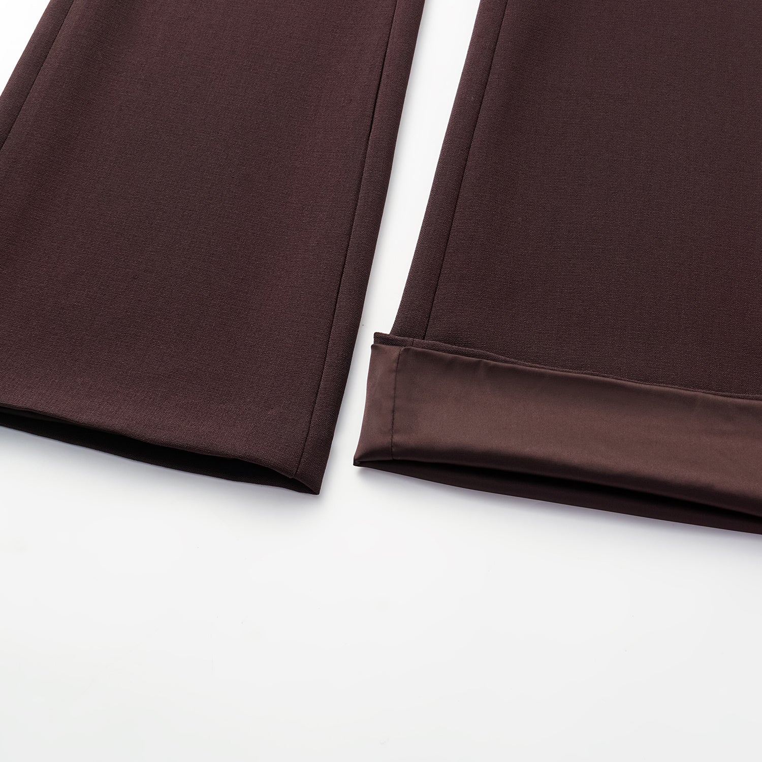 "Westminster Weekdays" Luxe Acetate Flared Pants - Margaux 