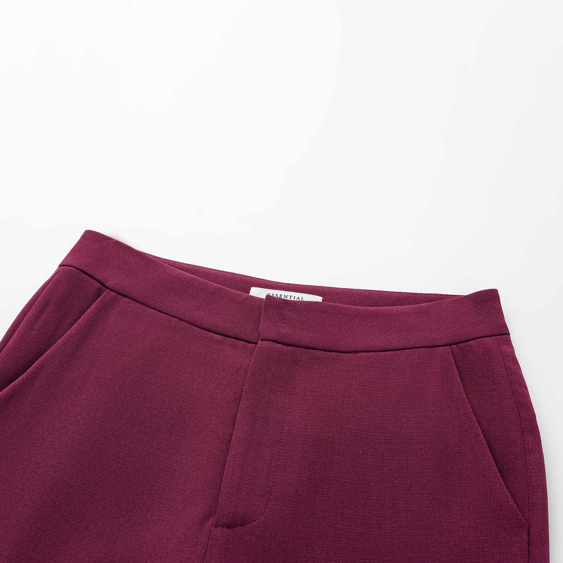 "Westminster Weekdays" Luxe Hemp Acetate Cropped Pants - Margaux 