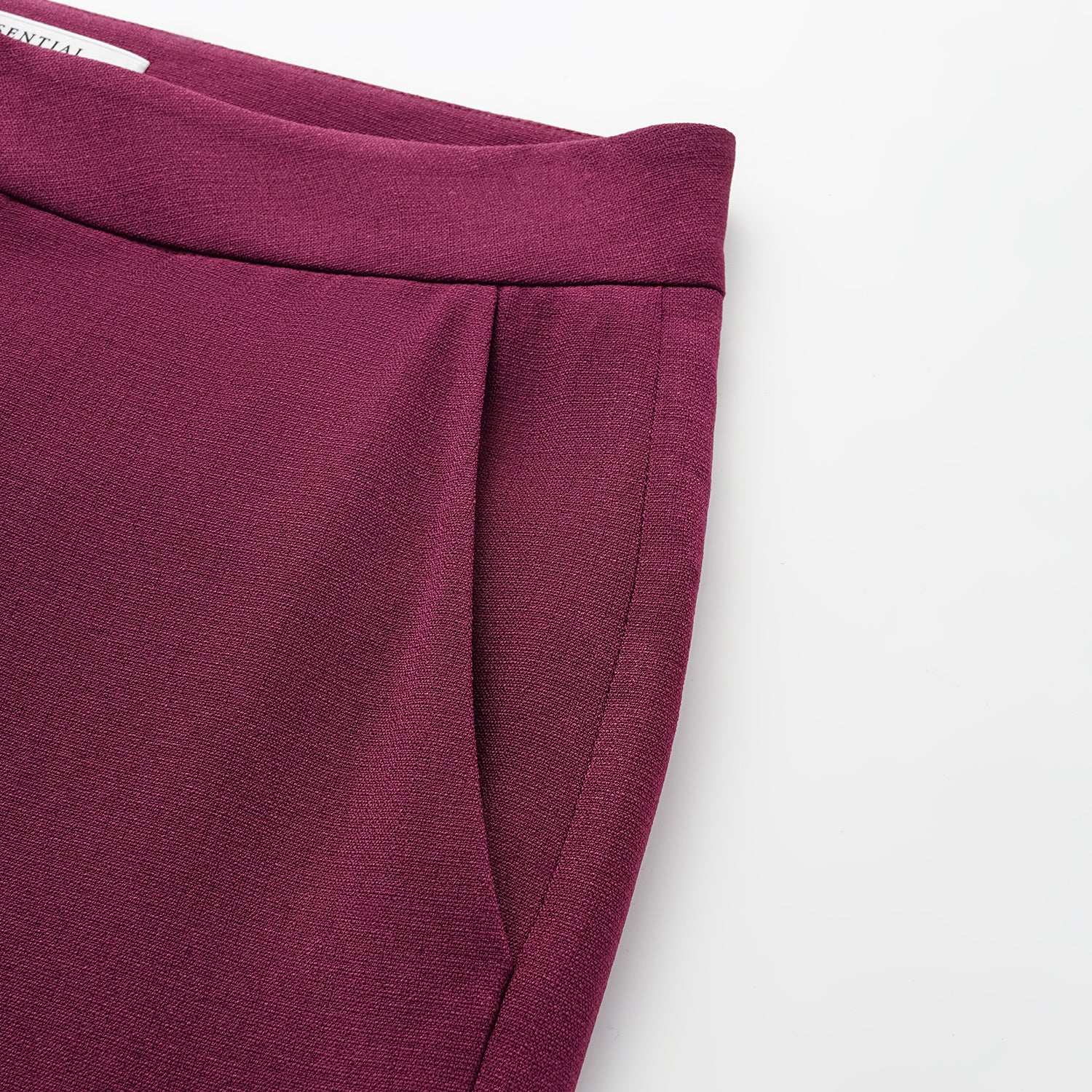 "Westminster Weekdays" Luxe Hemp Acetate Cropped Pants - Margaux 