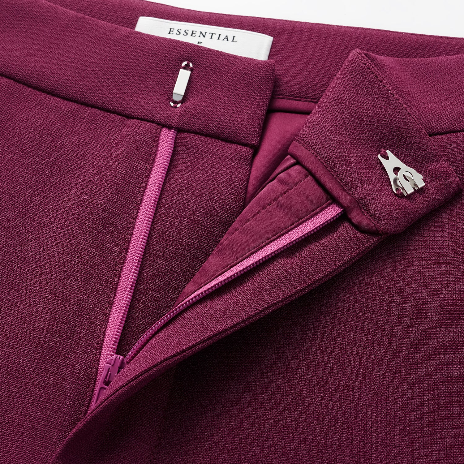 "Westminster Weekdays" Luxe Hemp Acetate Cropped Pants - Margaux 