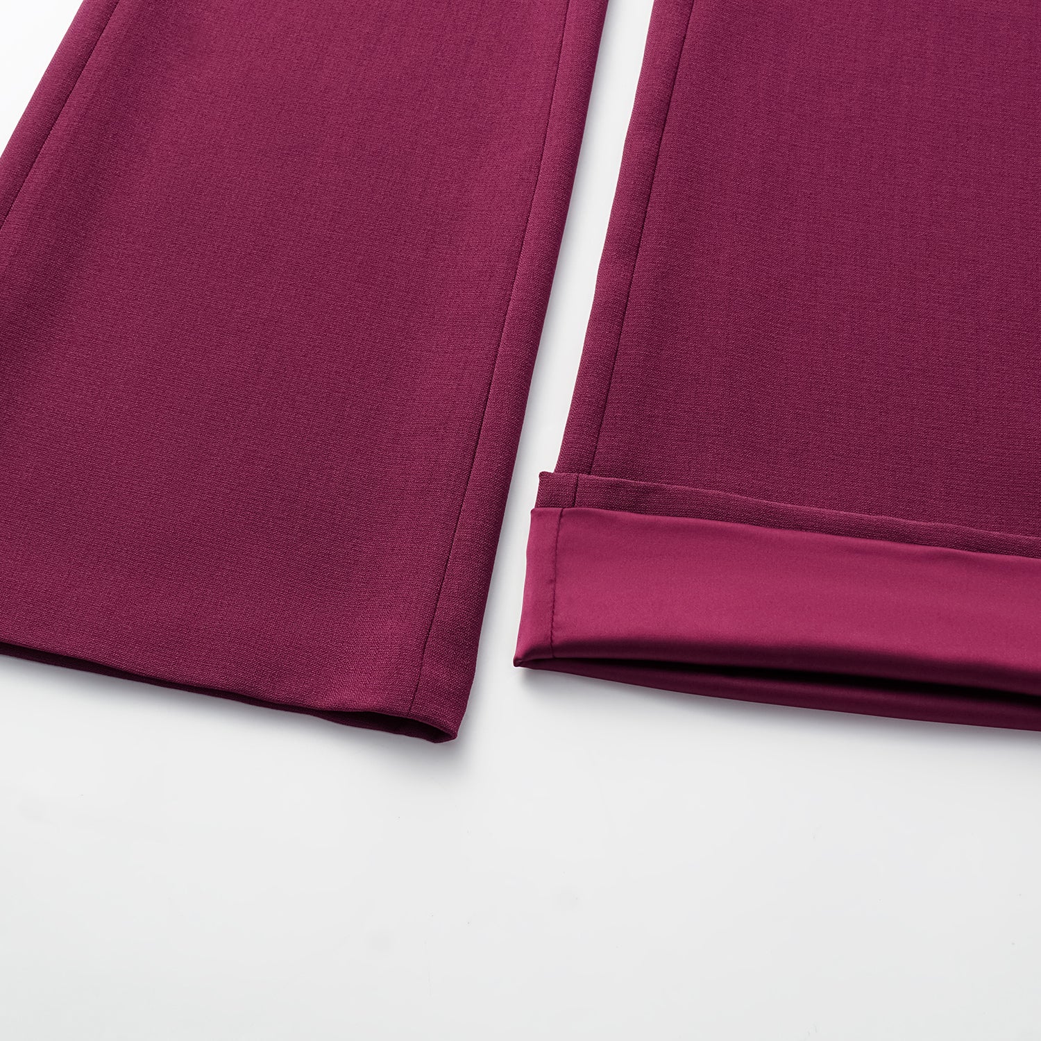 "Westminster Weekdays" Luxe Hemp Acetate Cropped Pants - Margaux 