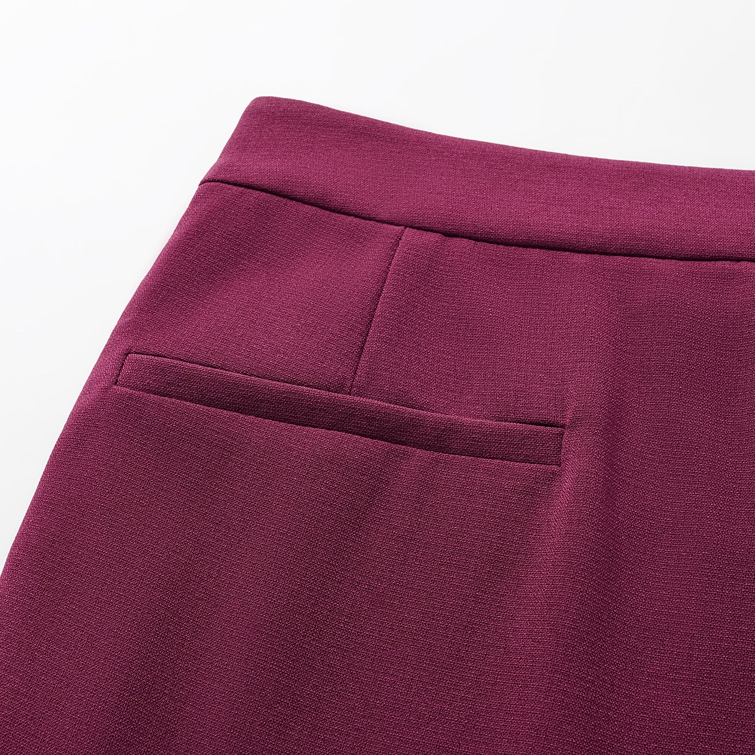 "Westminster Weekdays" Luxe Hemp Acetate Cropped Pants - Margaux 