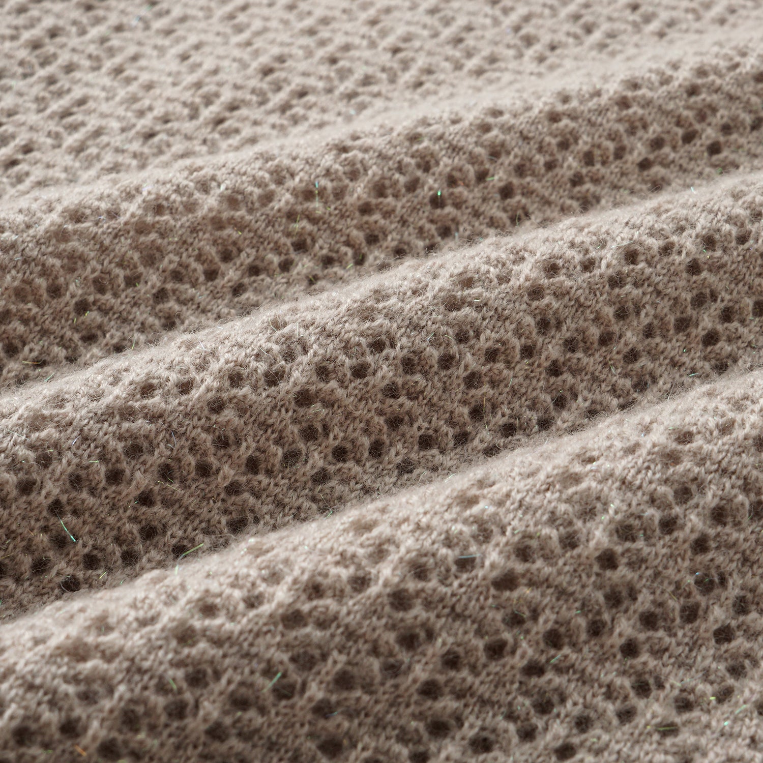 "Summer diary." Cashmere浮燦點織花眼工藝針織外套—Whispering of Fall 秋水暮煙