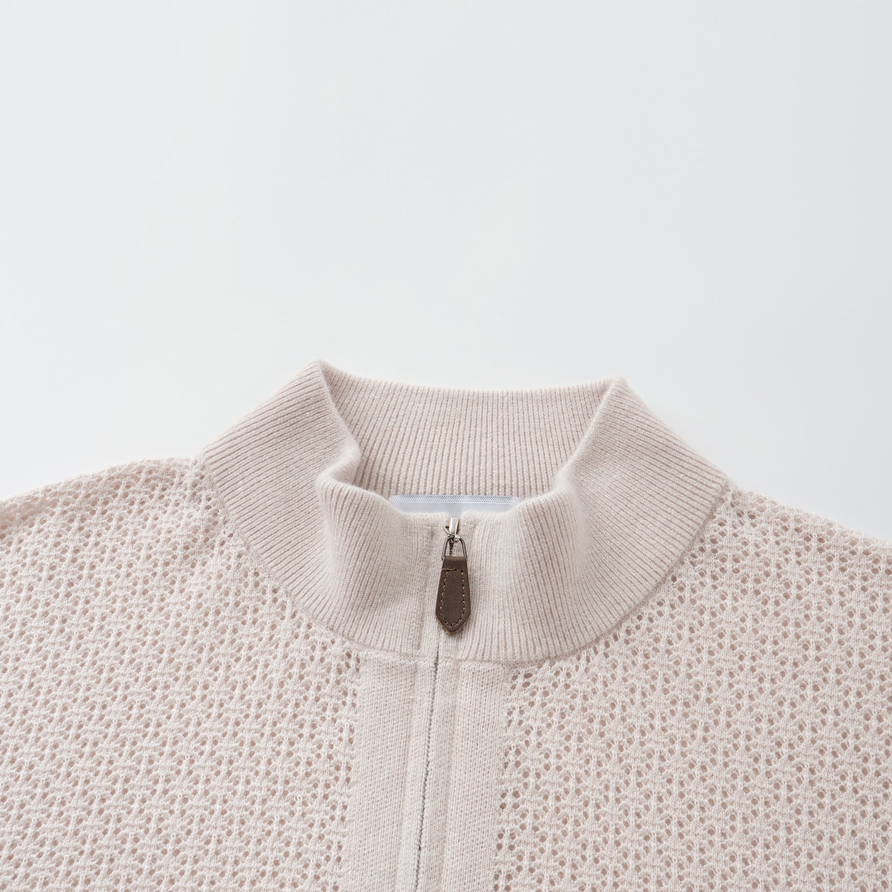 "Summer diary." Cashmere浮燦點織花眼工藝針織外套—Blush of Spring春綻芳菲