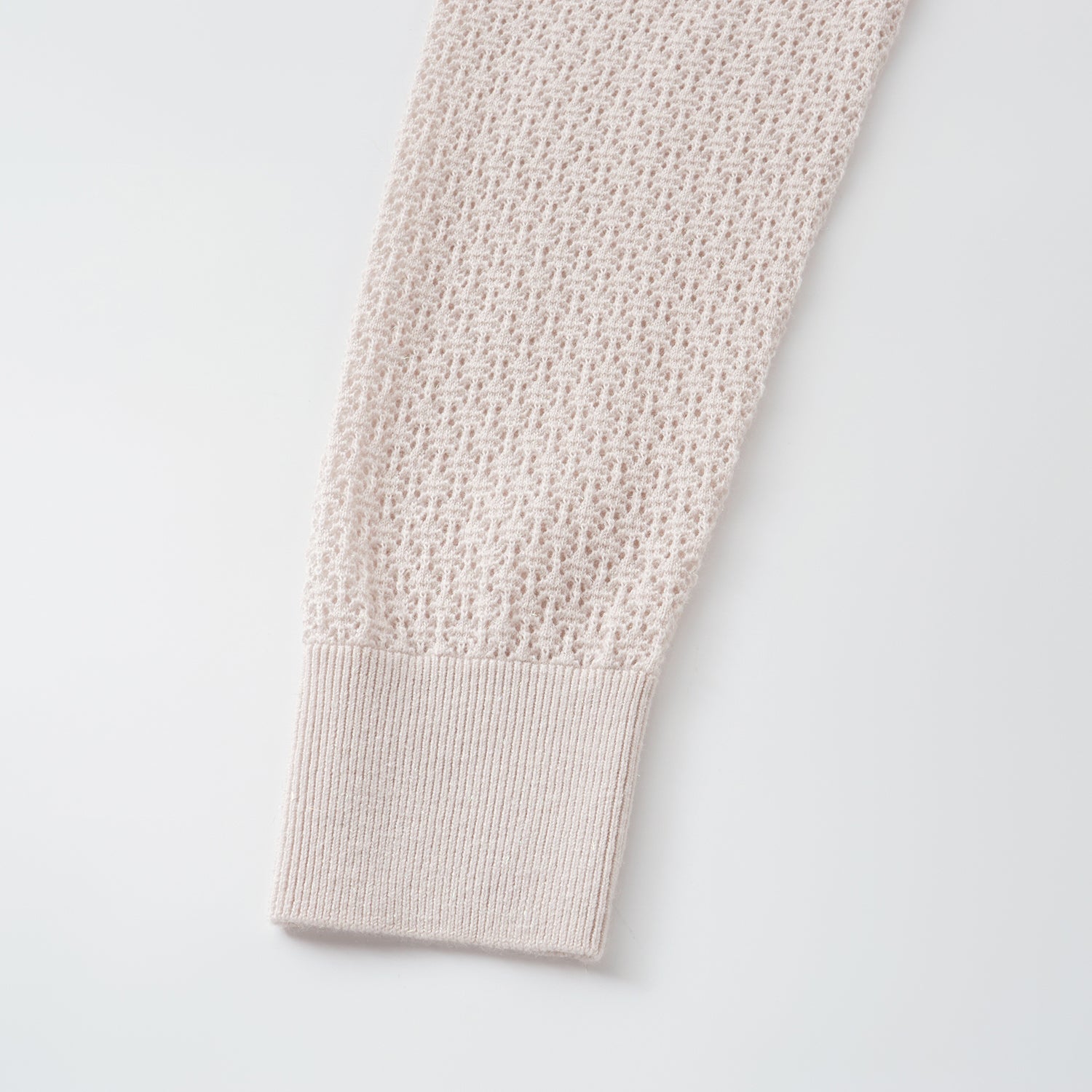 "Summer diary." Cashmere浮燦點織花眼工藝針織外套—Blush of Spring春綻芳菲