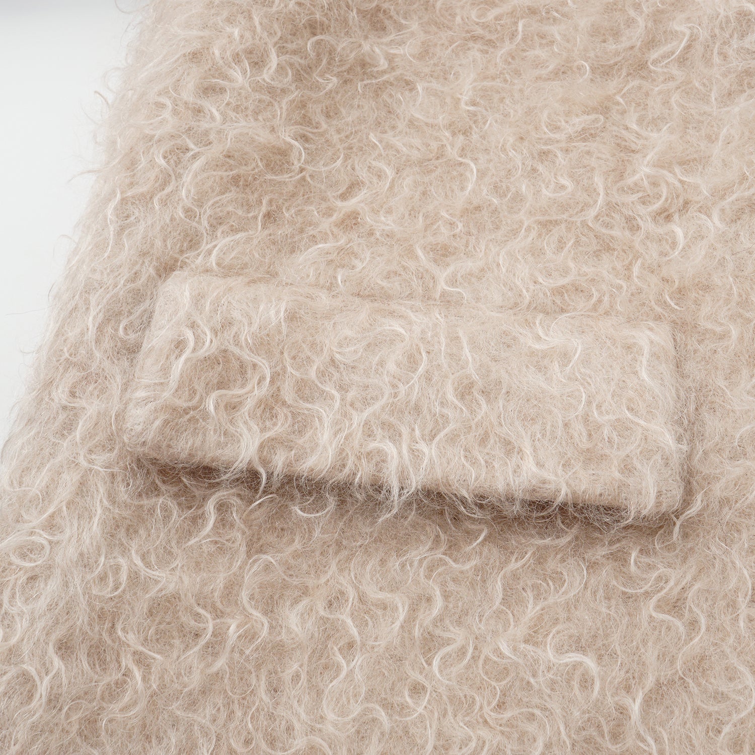 “Winter Diary” 馬海毛蓬鬆立體絨圈長大衣—Reims Mist迷霧蘭斯