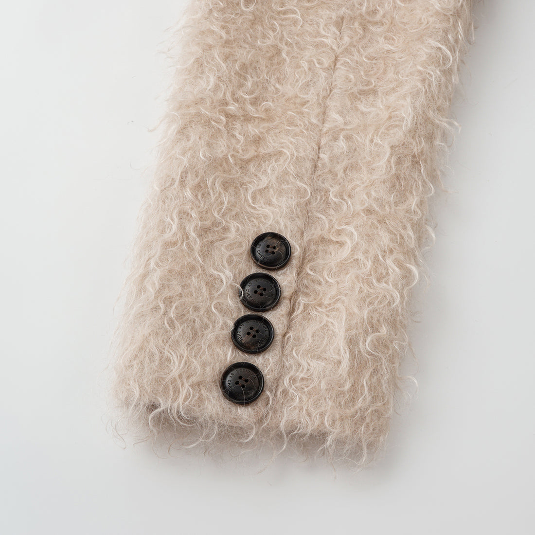 “Winter Diary” 馬海毛蓬鬆立體絨圈長大衣—Reims Mist迷霧蘭斯