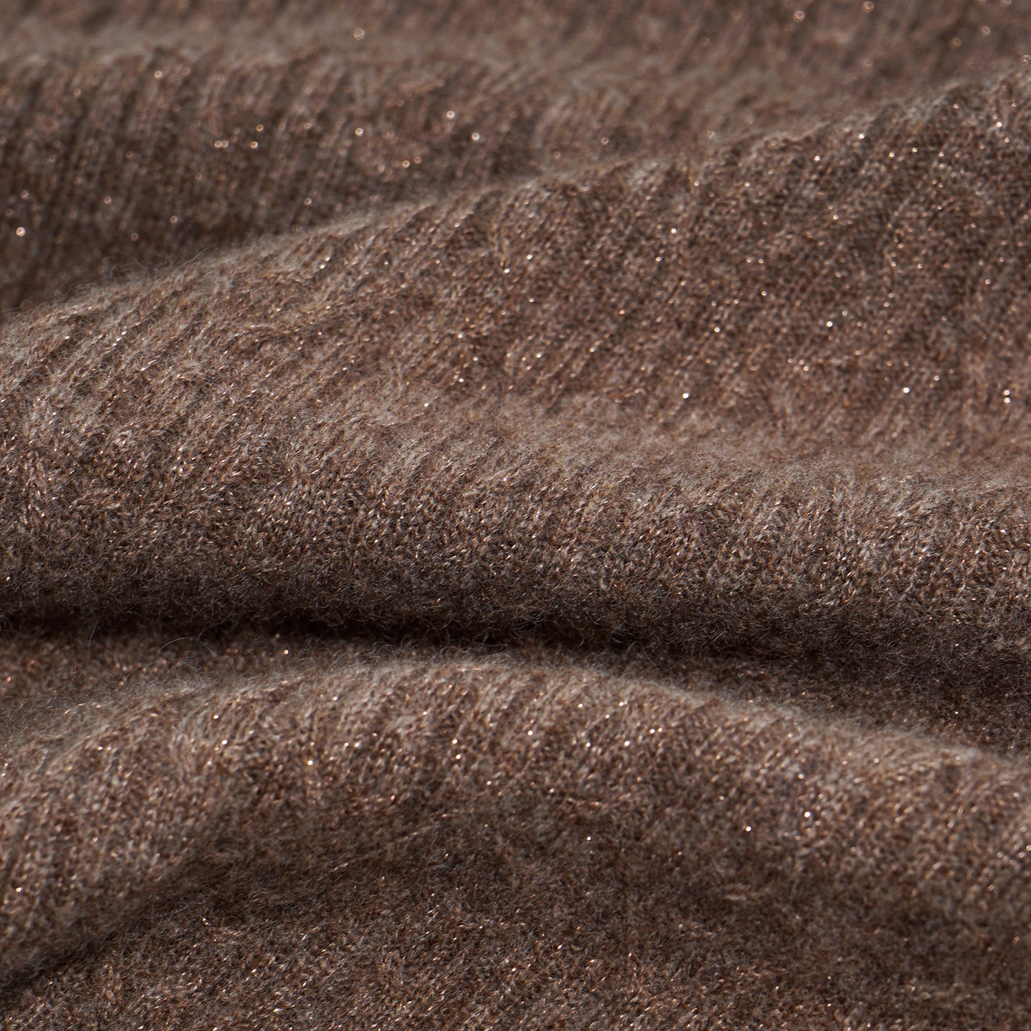 “Autumn Diary” 100% Cashmere羽絮葉脈紋銀織針織上衣—Elmwood澄木