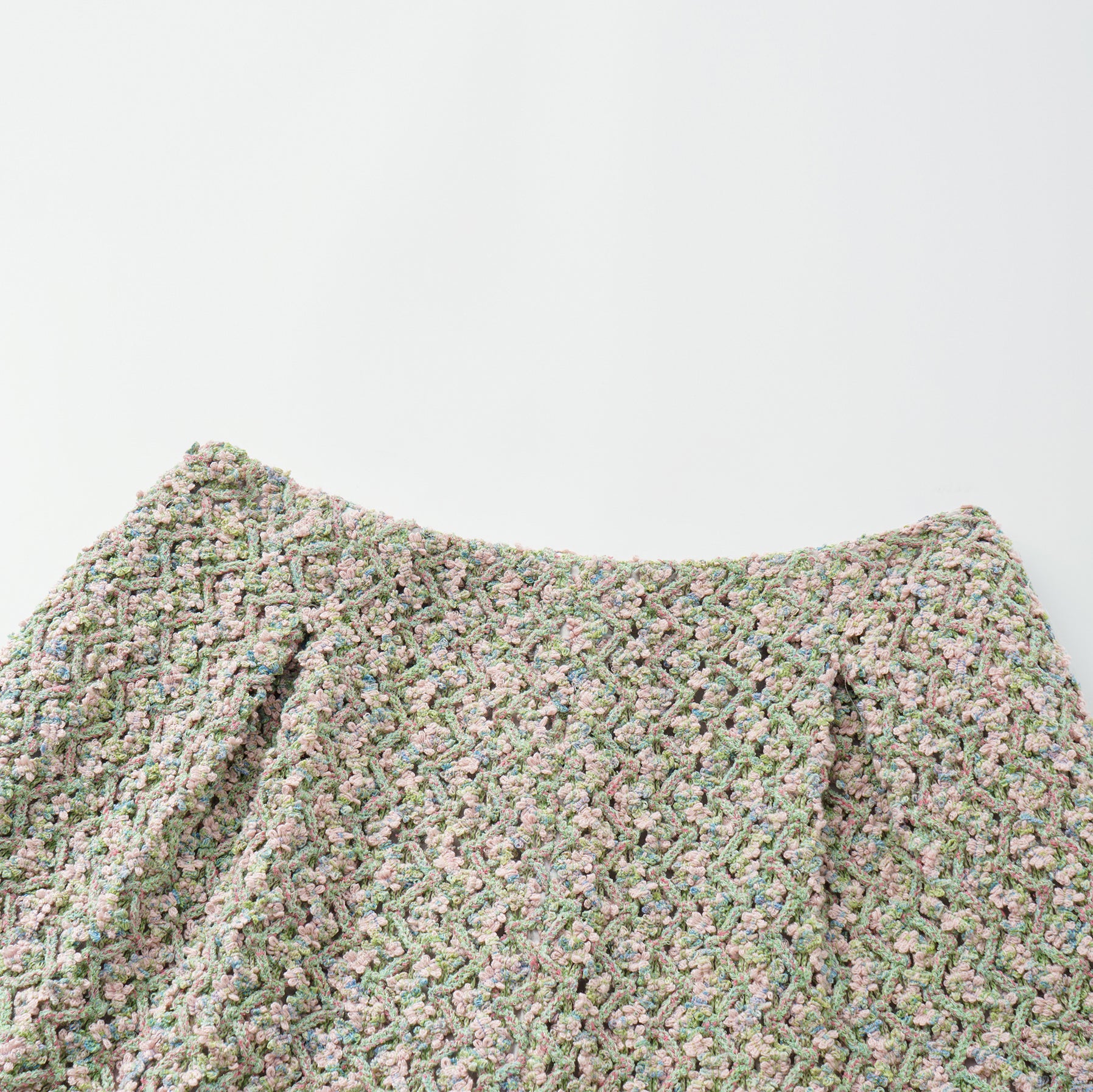 “Sloane Ave."法國高級訂製蕾絲勾織花呢短褲 —Dewdrop Bloom莫內睡蓮・晨露