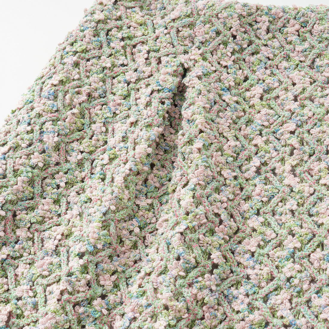 “Sloane Ave."法國高級訂製蕾絲勾織花呢短褲 —Dewdrop Bloom莫內睡蓮・晨露