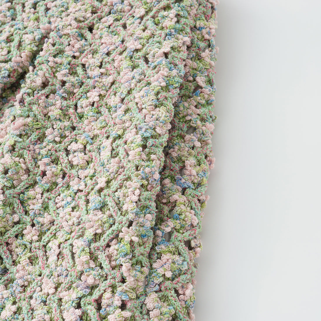 “Sloane Ave."法國高級訂製蕾絲勾織花呢短褲 —Dewdrop Bloom莫內睡蓮・晨露