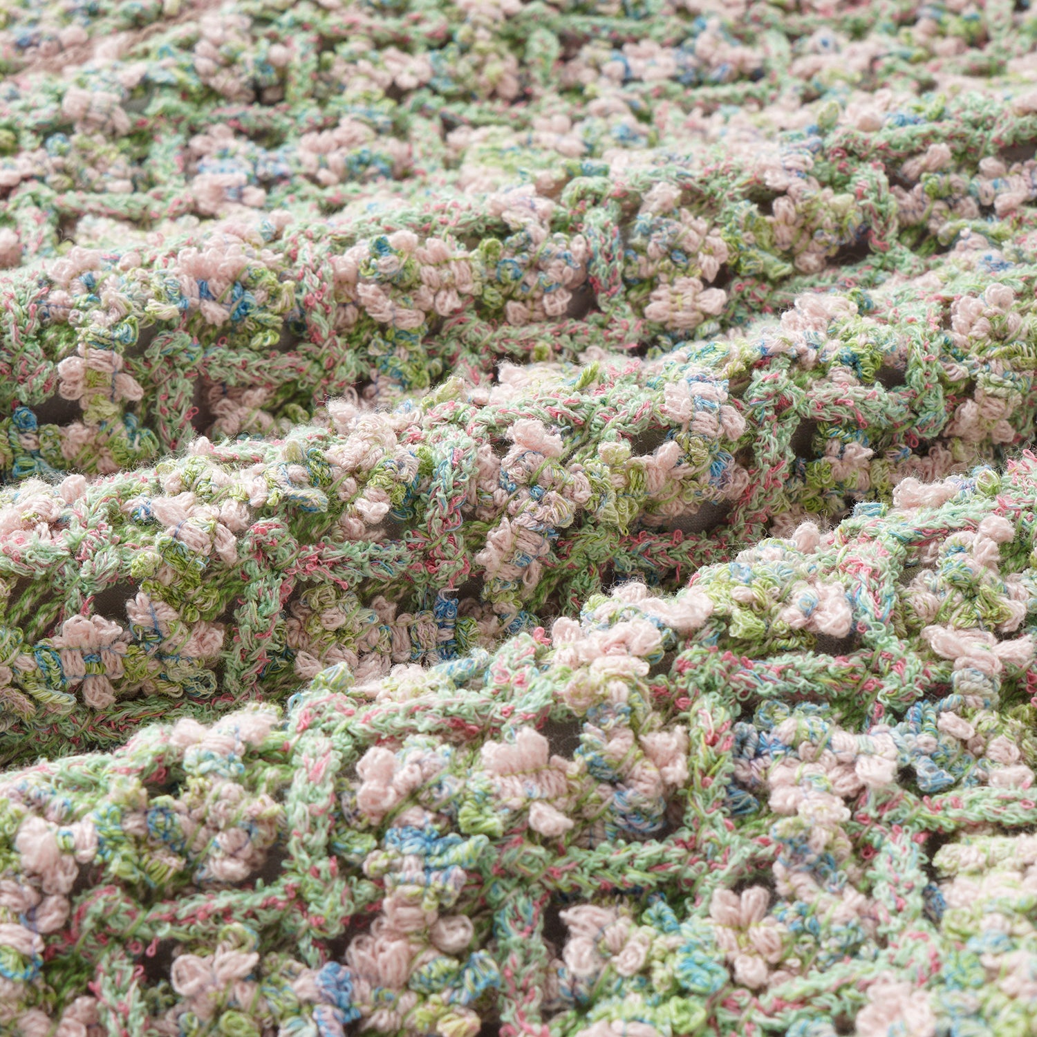 “Sloane Ave."法國高級訂製蕾絲勾織花呢短褲 —Dewdrop Bloom莫內睡蓮・晨露