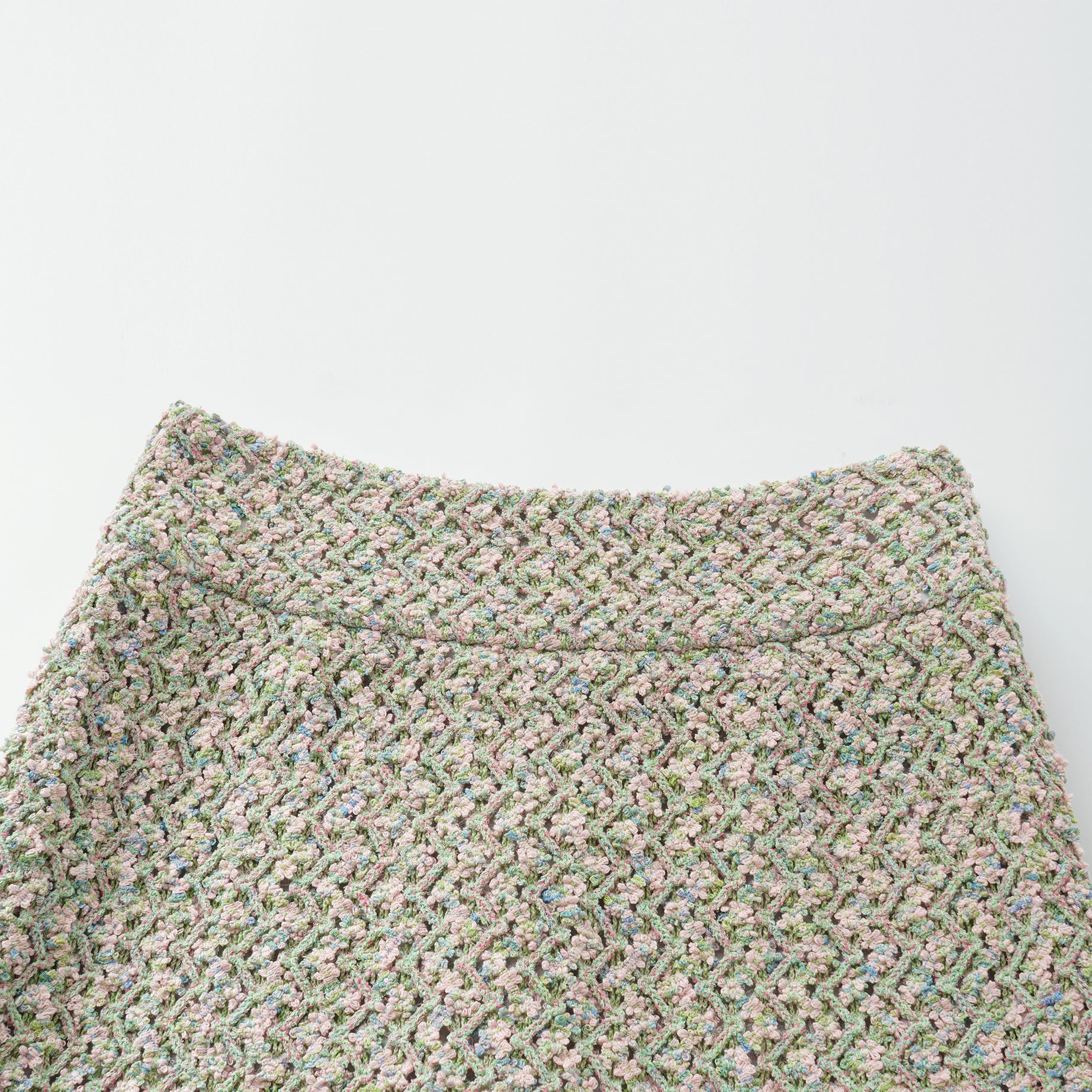 “Sloane Ave."法國高級訂製蕾絲勾織花呢褲裙 —Dewdrop Bloom莫內睡蓮・晨露