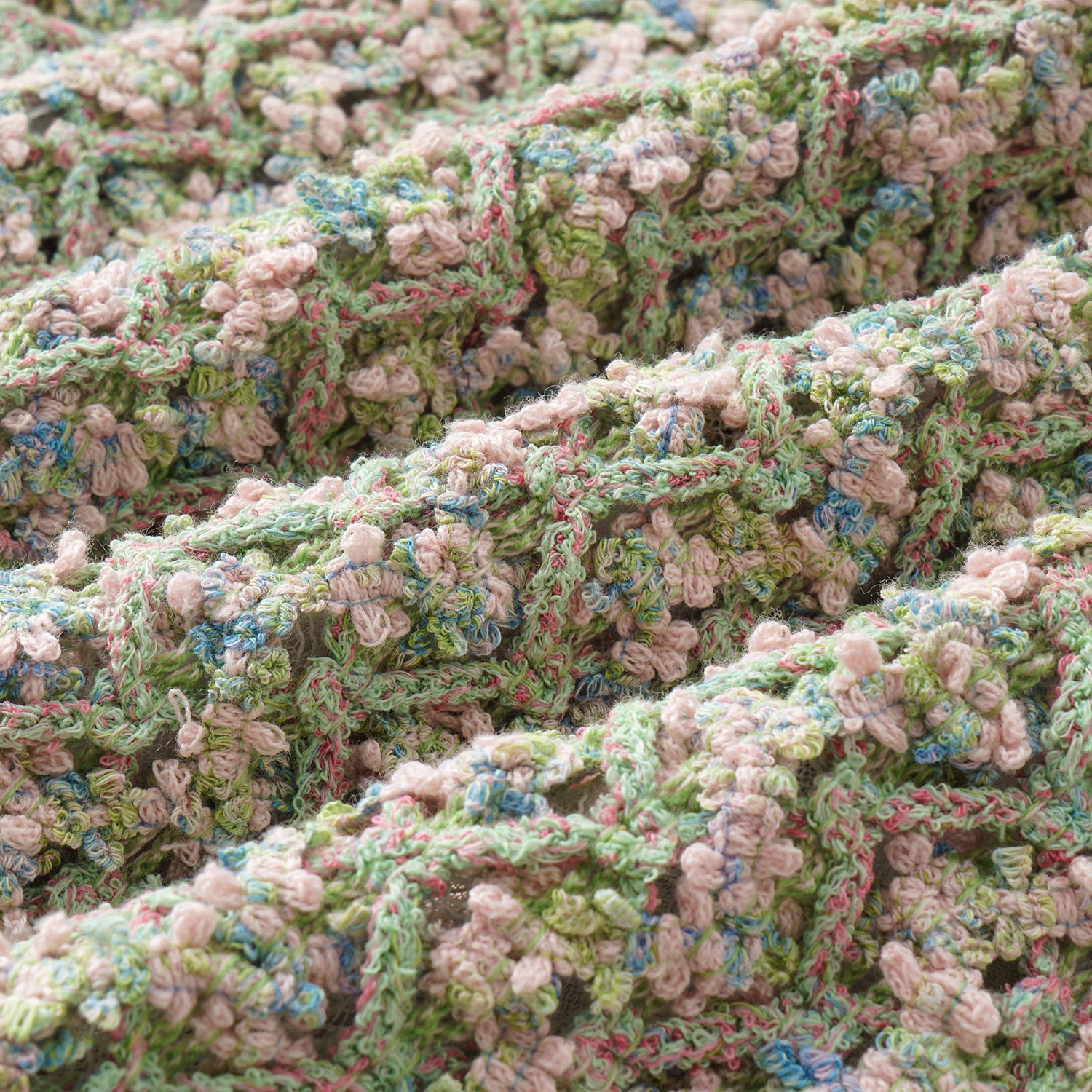 “Sloane Ave."法國高級訂製蕾絲勾織花呢褲裙 —Dewdrop Bloom莫內睡蓮・晨露