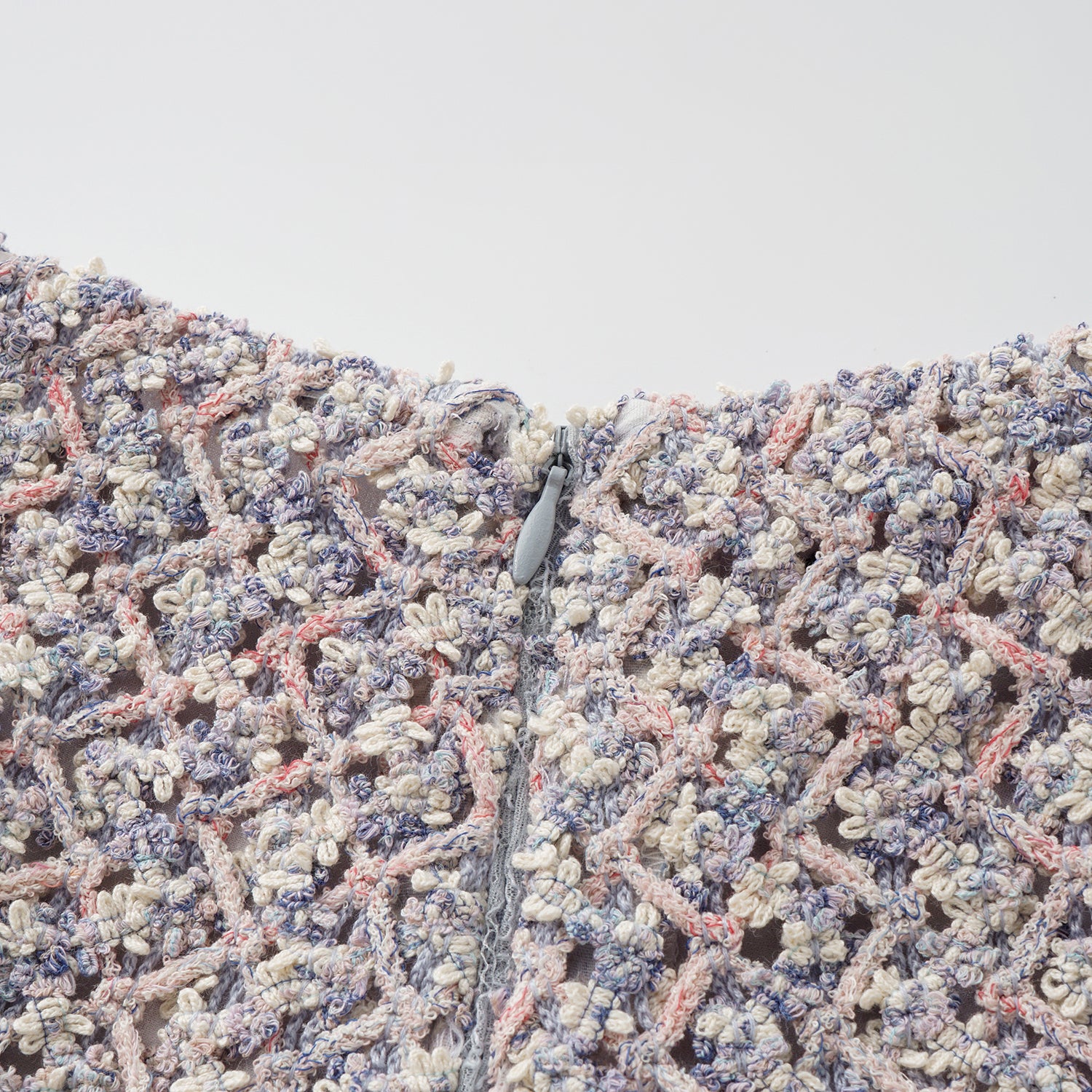 “Sloane Ave."法國高級訂製蕾絲勾織花呢短褲 —Dreaming Pond莫內睡蓮・夢池