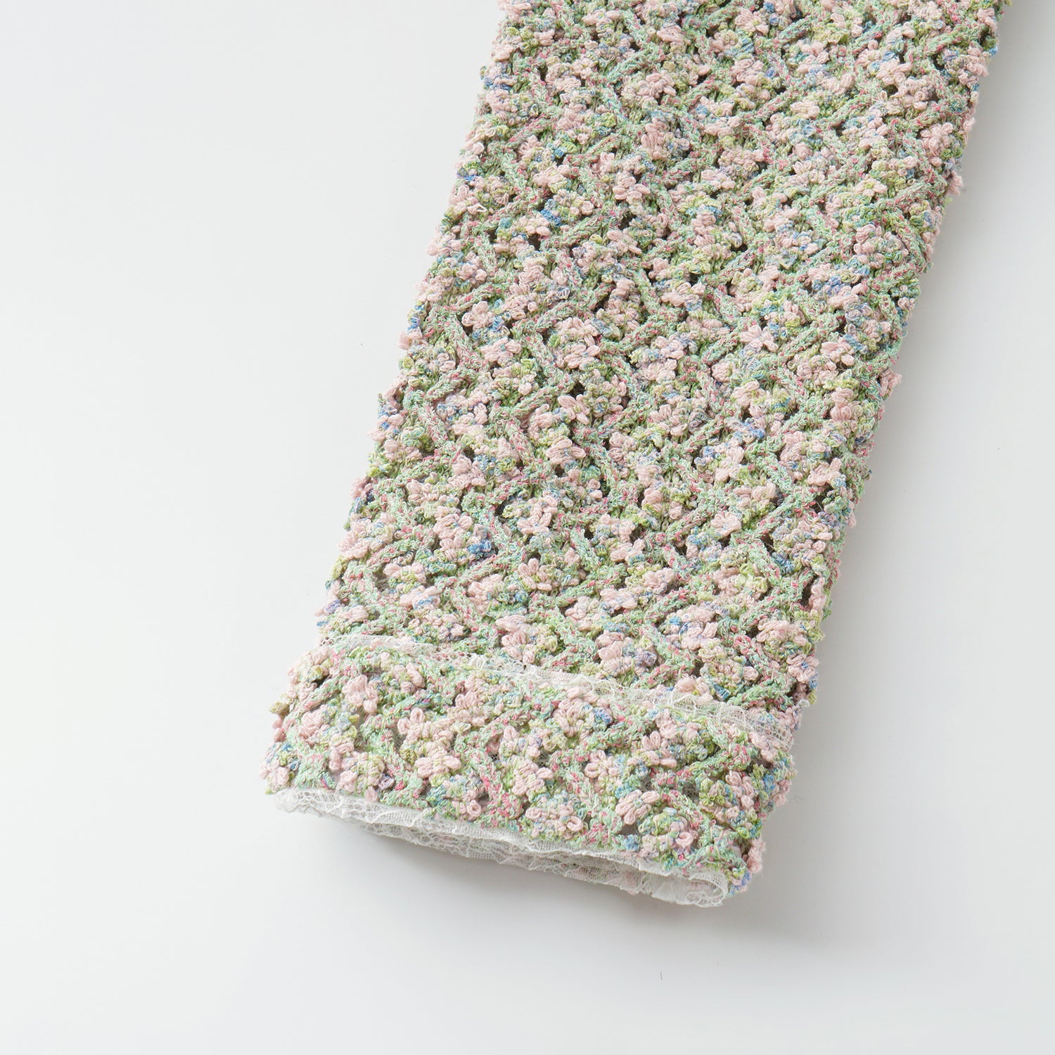 “Sloane Ave." 法國高級訂製蕾絲勾織花呢外套—Dewdrop Bloom莫內睡蓮・晨露